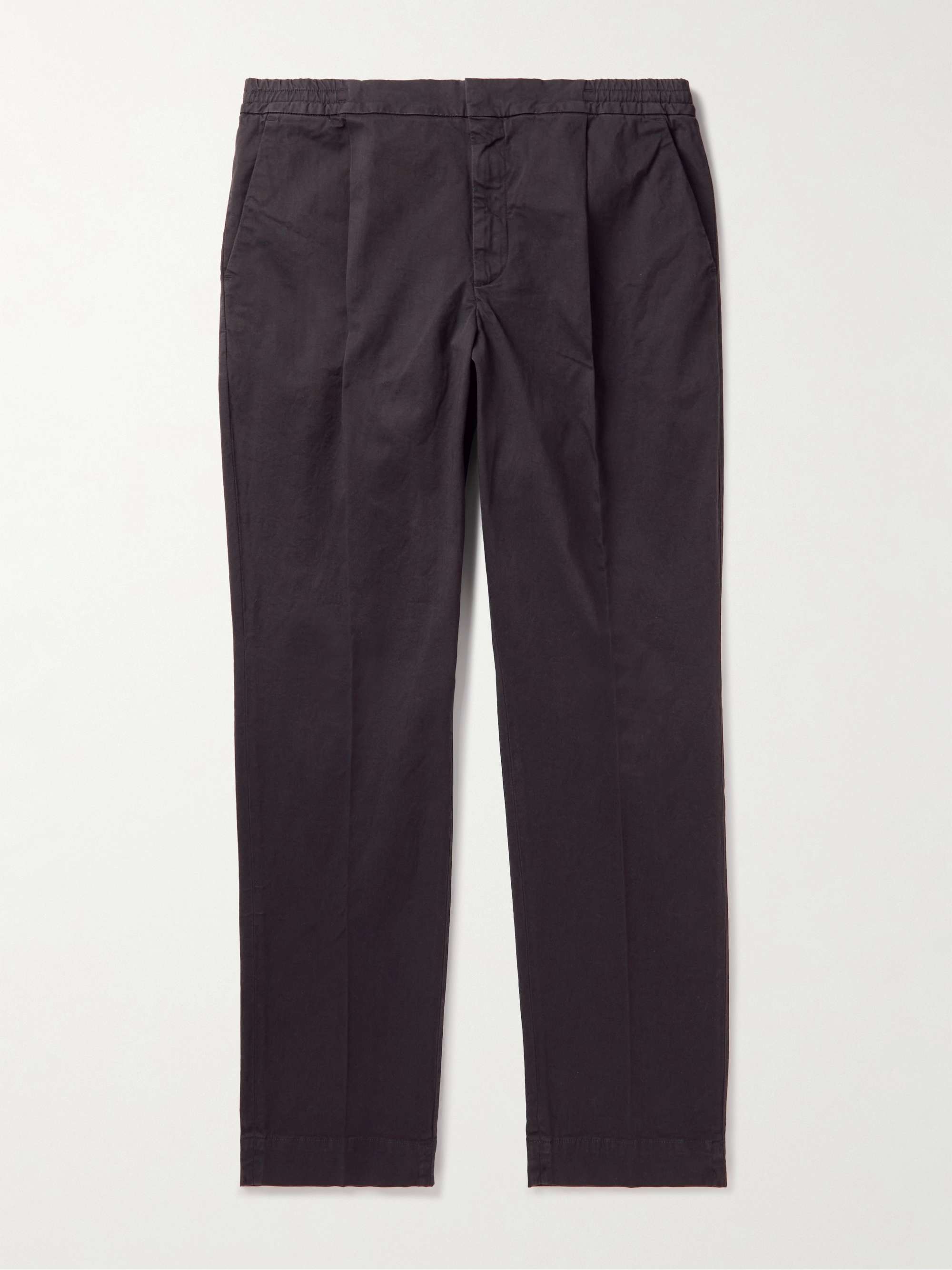 Straight-Leg Woven Trousers