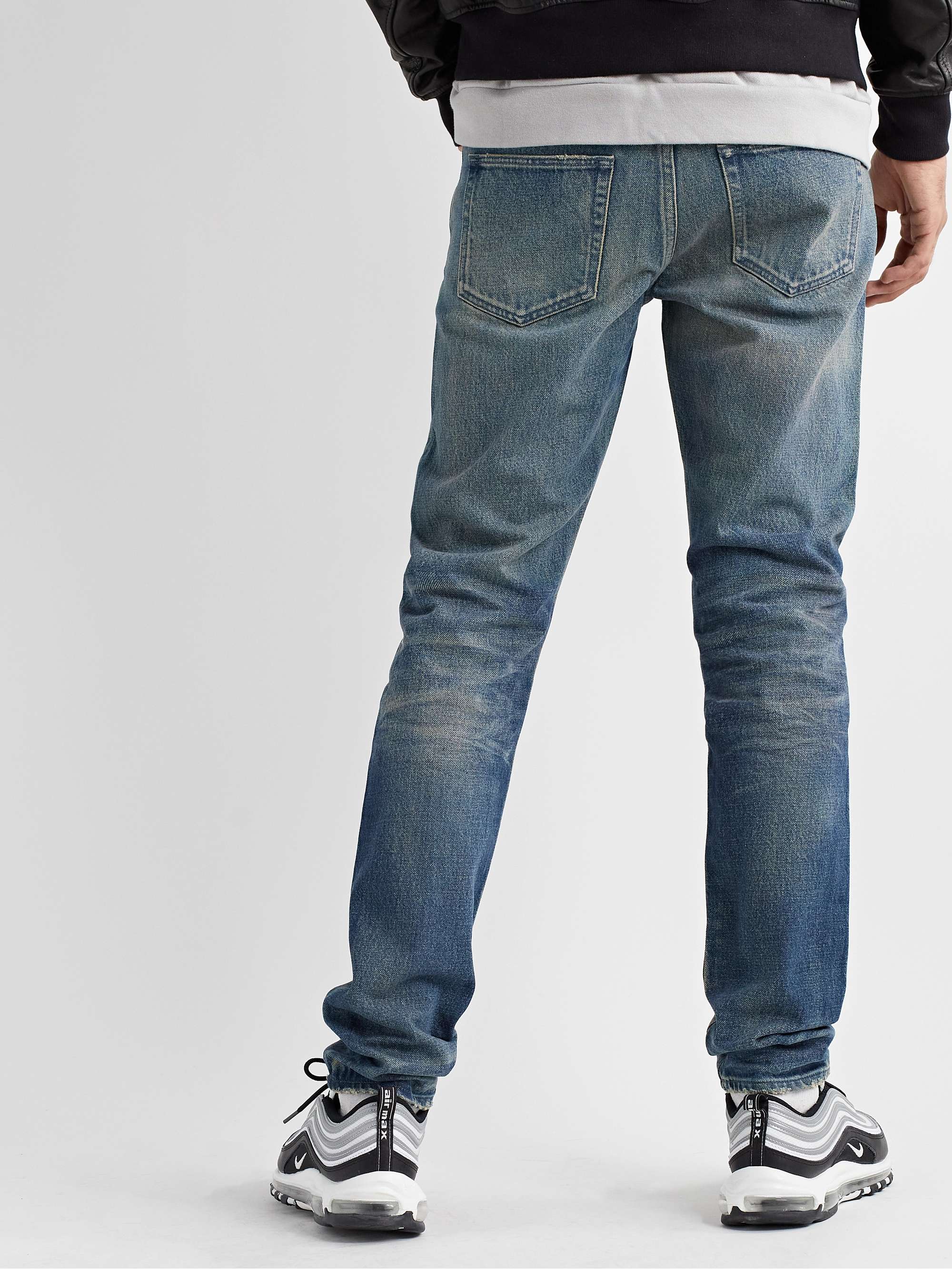 JOHN ELLIOTT Jeans slim-fit effetto consumato The Cast 2