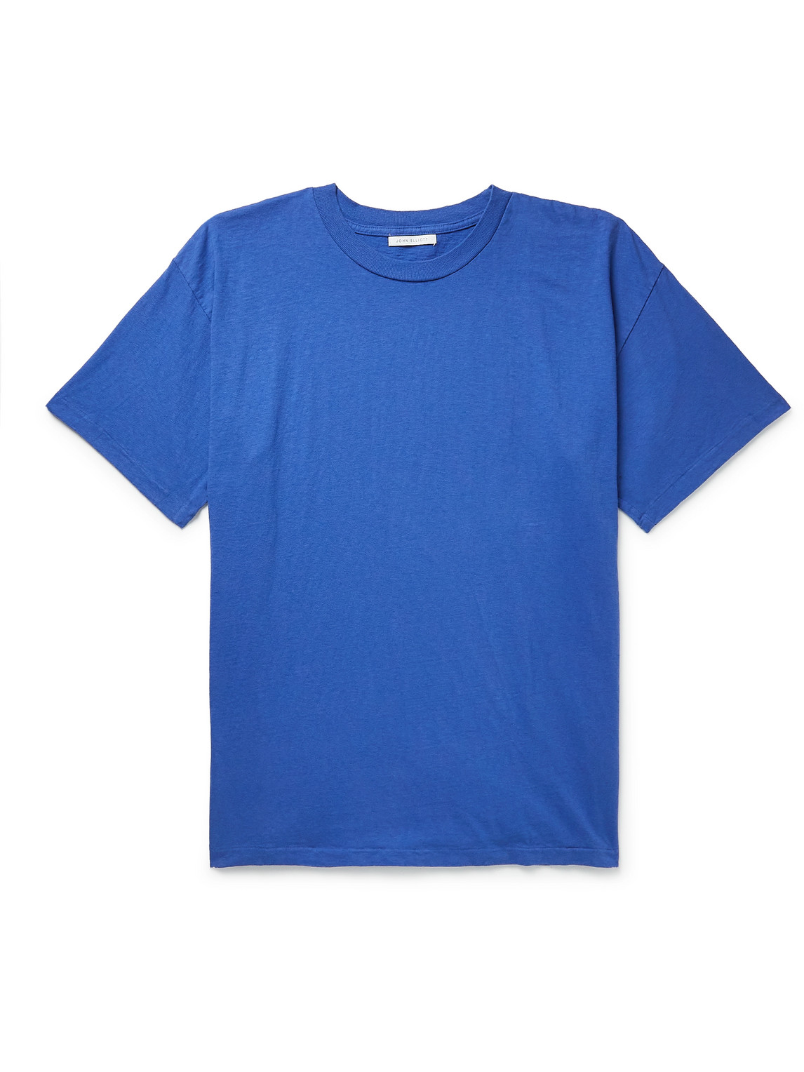 John Elliott University Cotton-jersey T-shirt In Blue