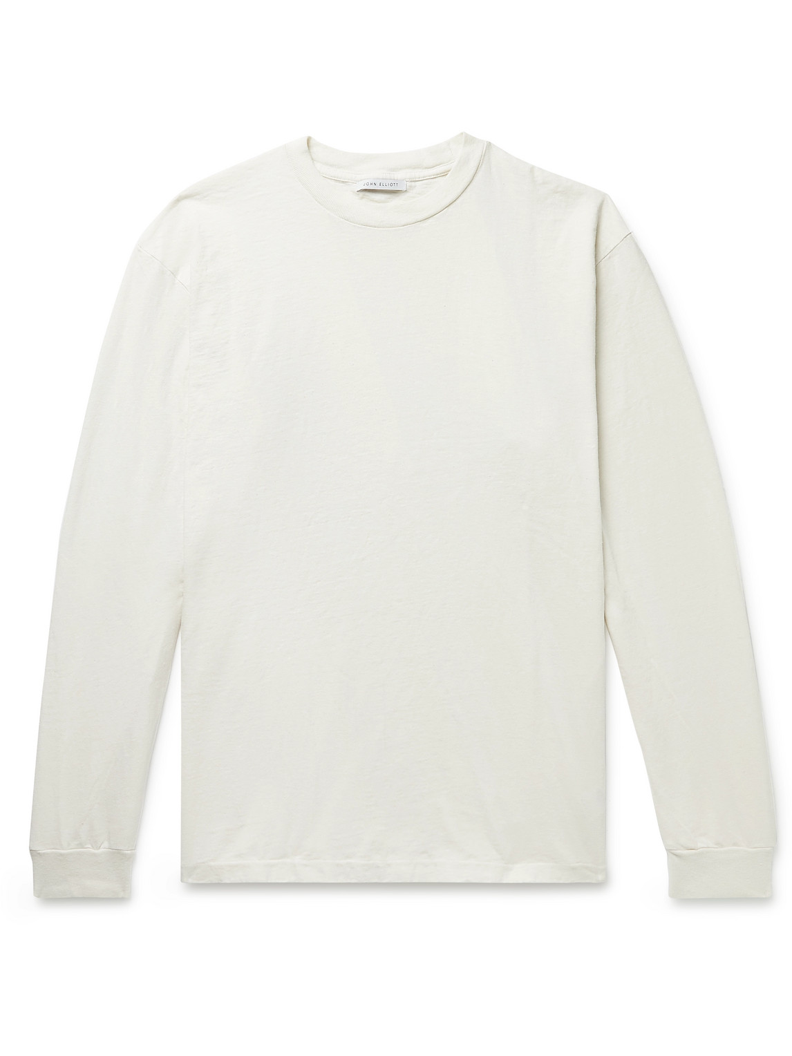 John Elliott University Cotton-jersey T-shirt In Neutrals