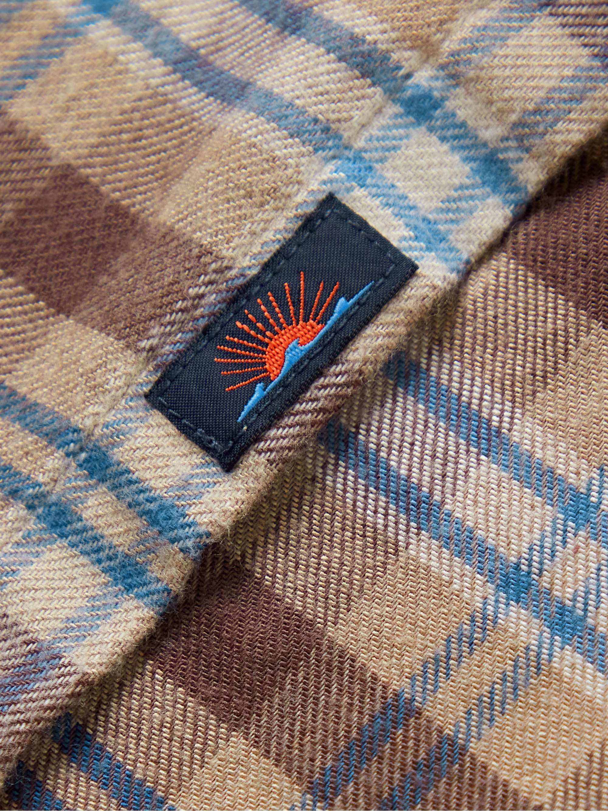 FAHERTY The Movement™ Checked Brushed-Flannel Shirt