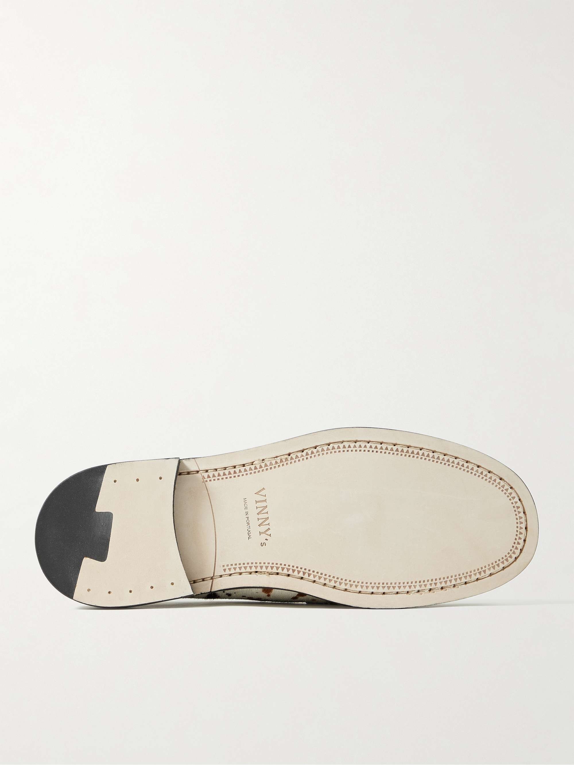 VINNY'S Yardee Pony Hair Penny Loafers