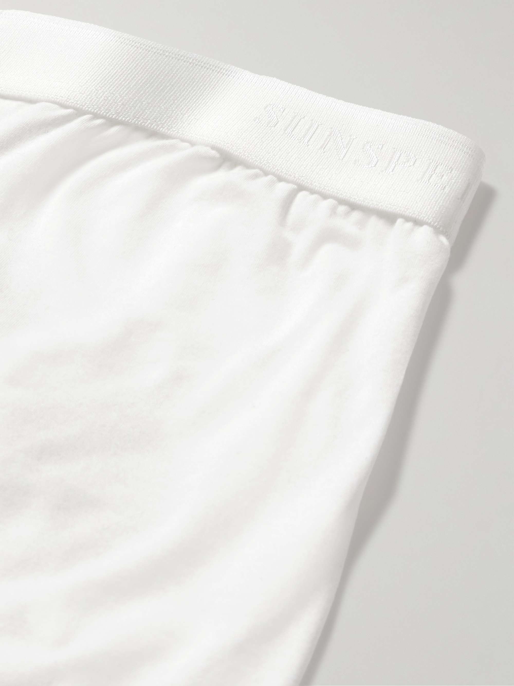 SUNSPEL Two-Pack Stretch-Cotton Boxer Briefs