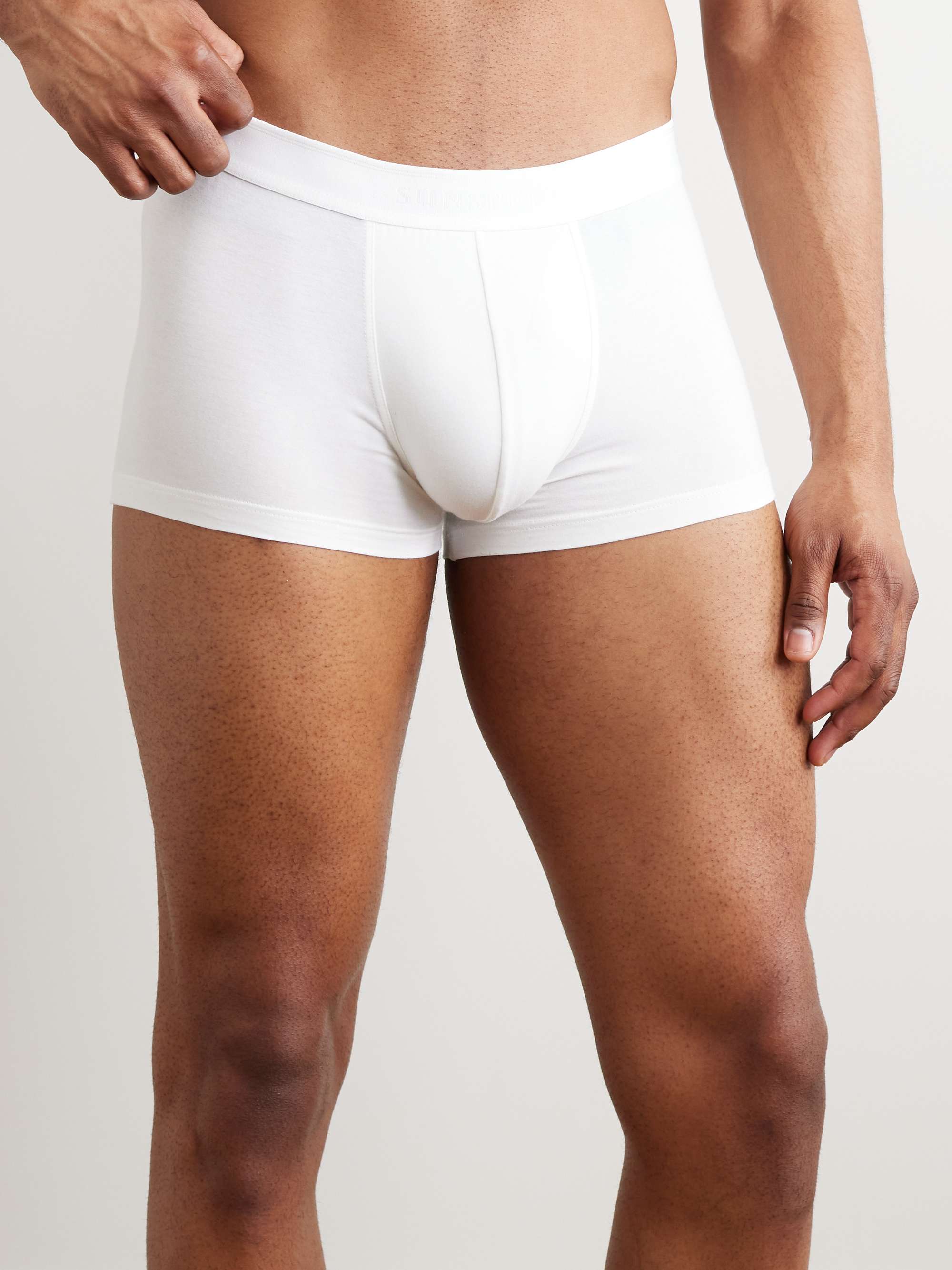 SUNSPEL Two-Pack Stretch-Cotton Boxer Briefs