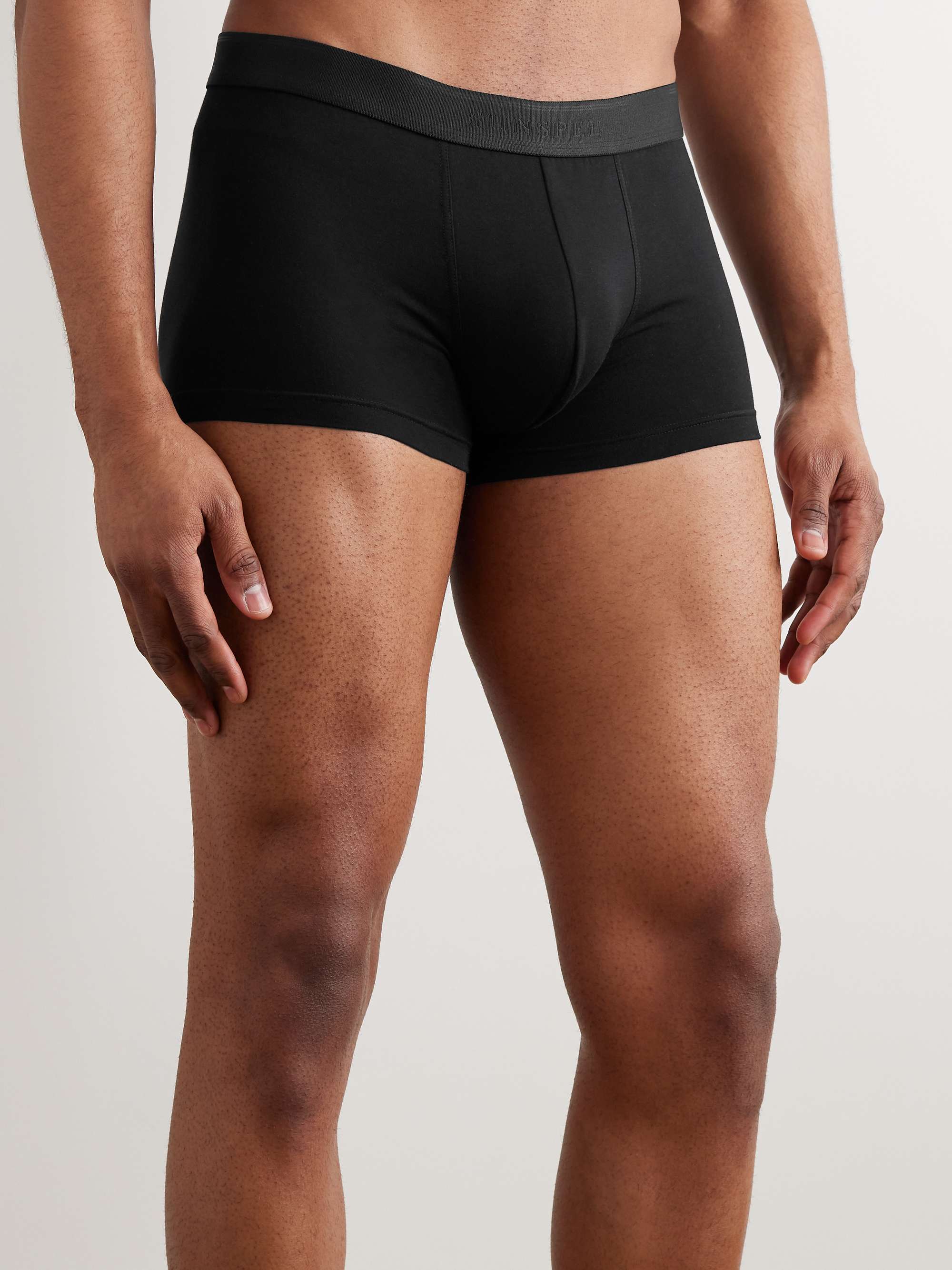 SUNSPEL Two-Pack Stretch-Cotton Boxer Briefs