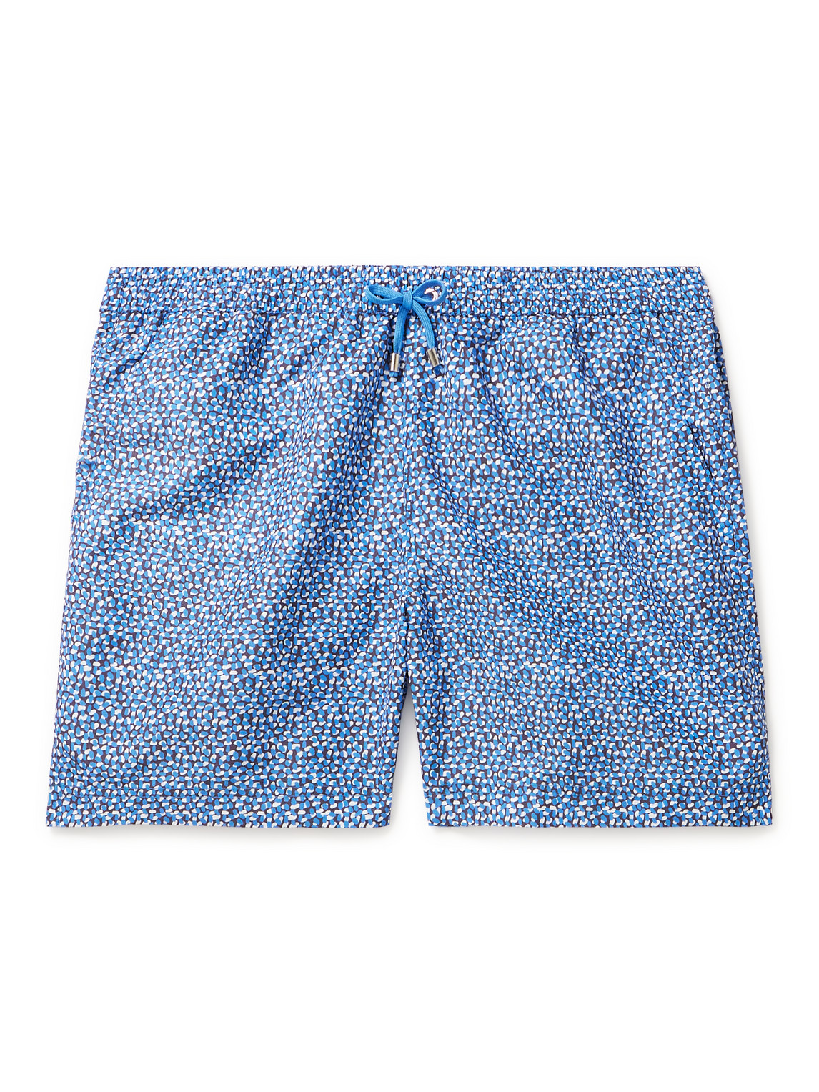 SUNSPEL STRAIGHT-LEG MID-LENGTH PRINTED RECYCLED SWIM SHORTS