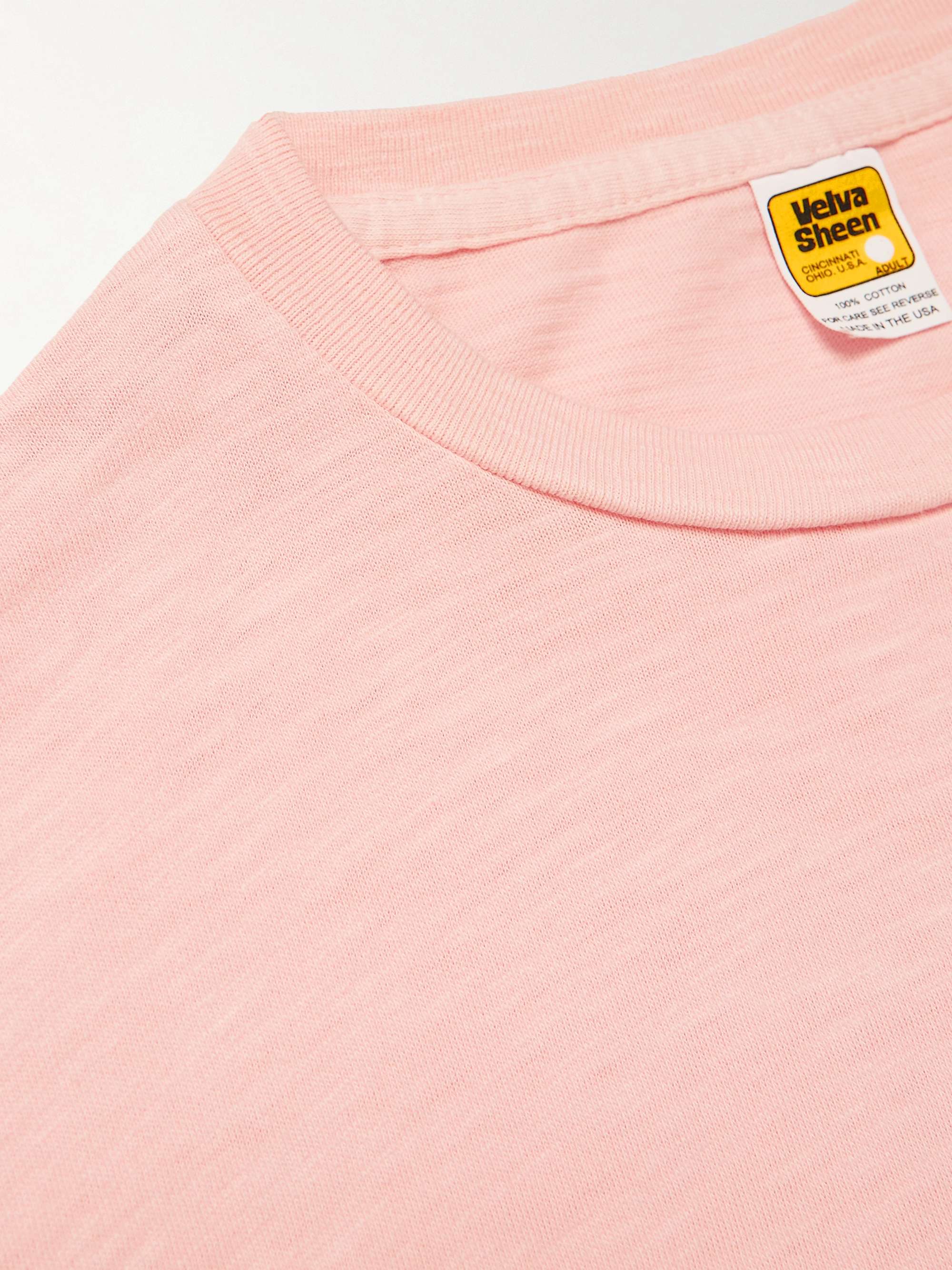 VELVA SHEEN SlimFit Rolled Slub CottonJersey TShirt for Men MR PORTER