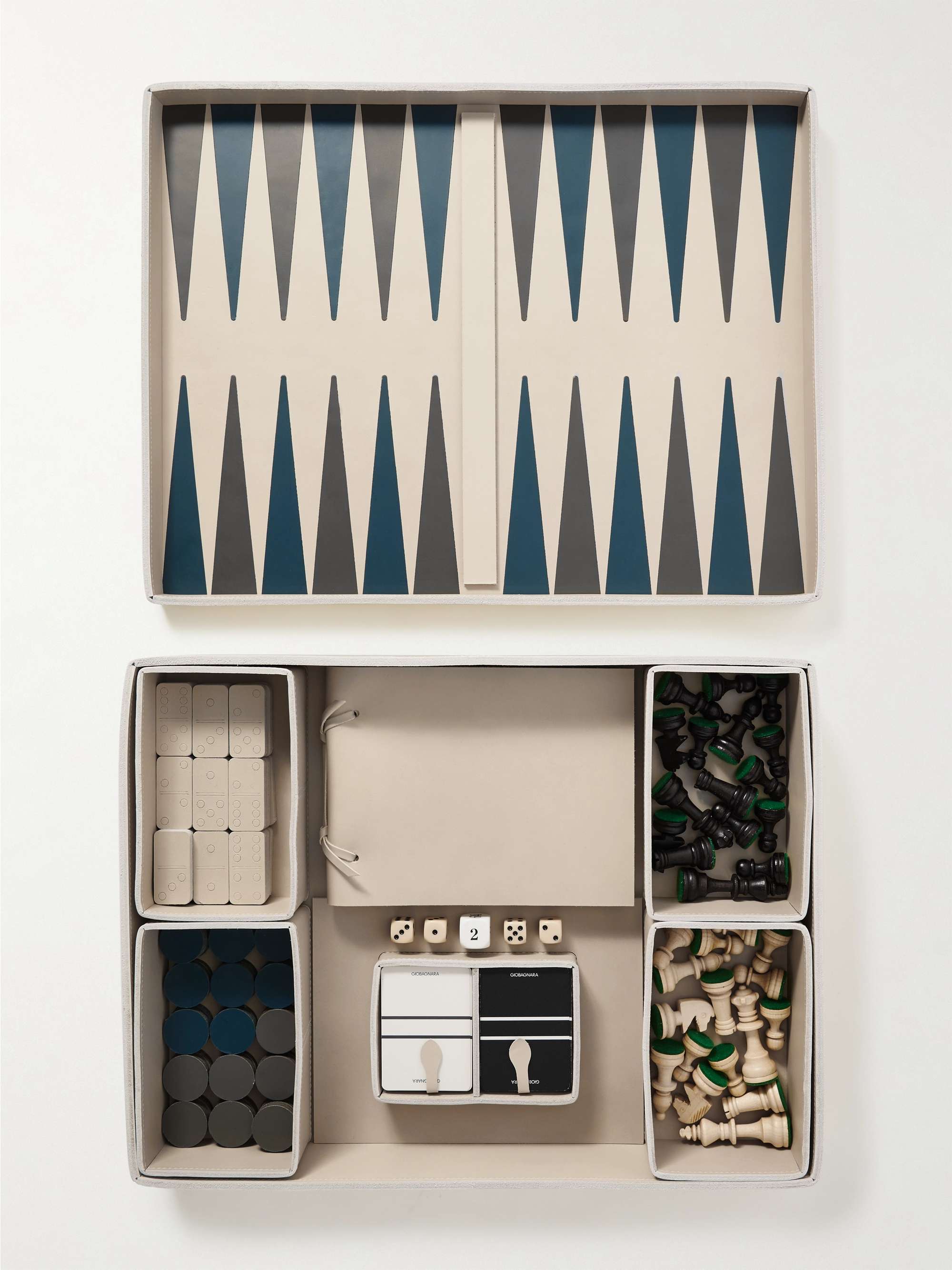 GIOBAGNARA + Rabitti 1969 Sanremo Leather Game Compendium