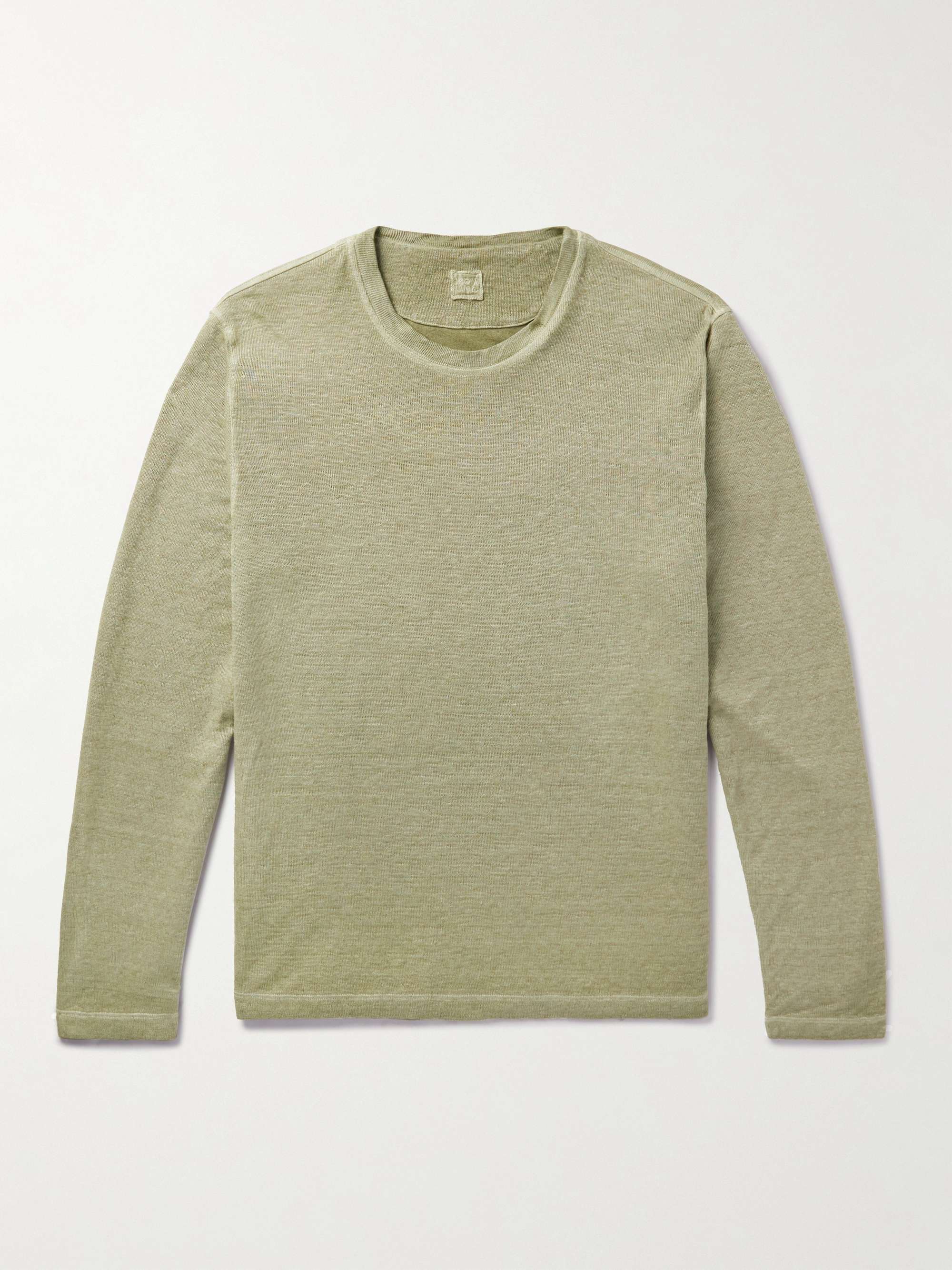 120% LINO Stretch-Linen and Cotton-Blend Sweatshirt for Men | MR PORTER