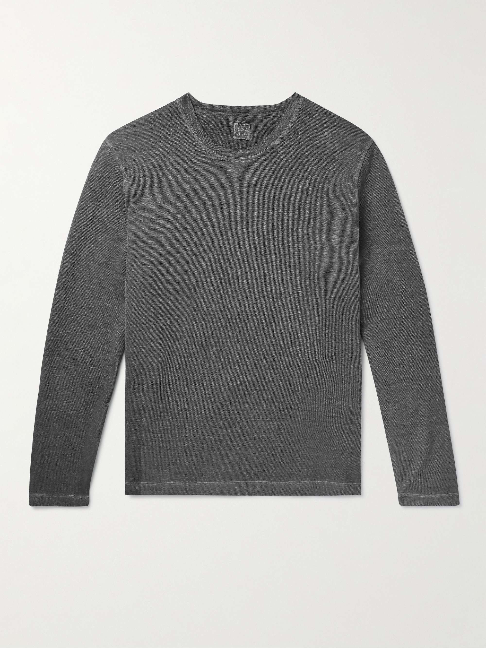 120% LINO Stretch-Linen and Cotton-Blend Sweatshirt for Men | MR PORTER