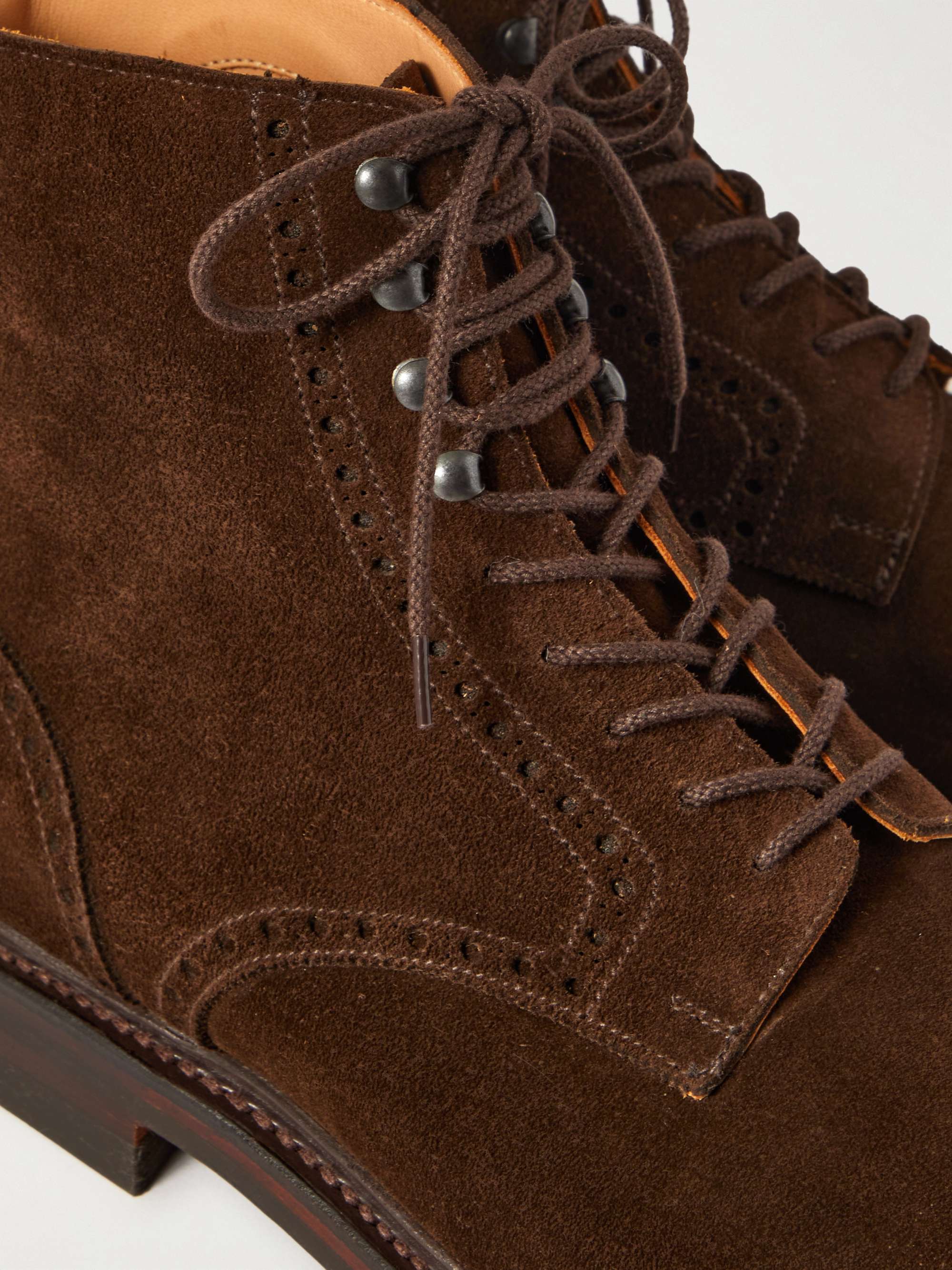 GEORGE CLEVERLEY Toby Suede Brogue Boots