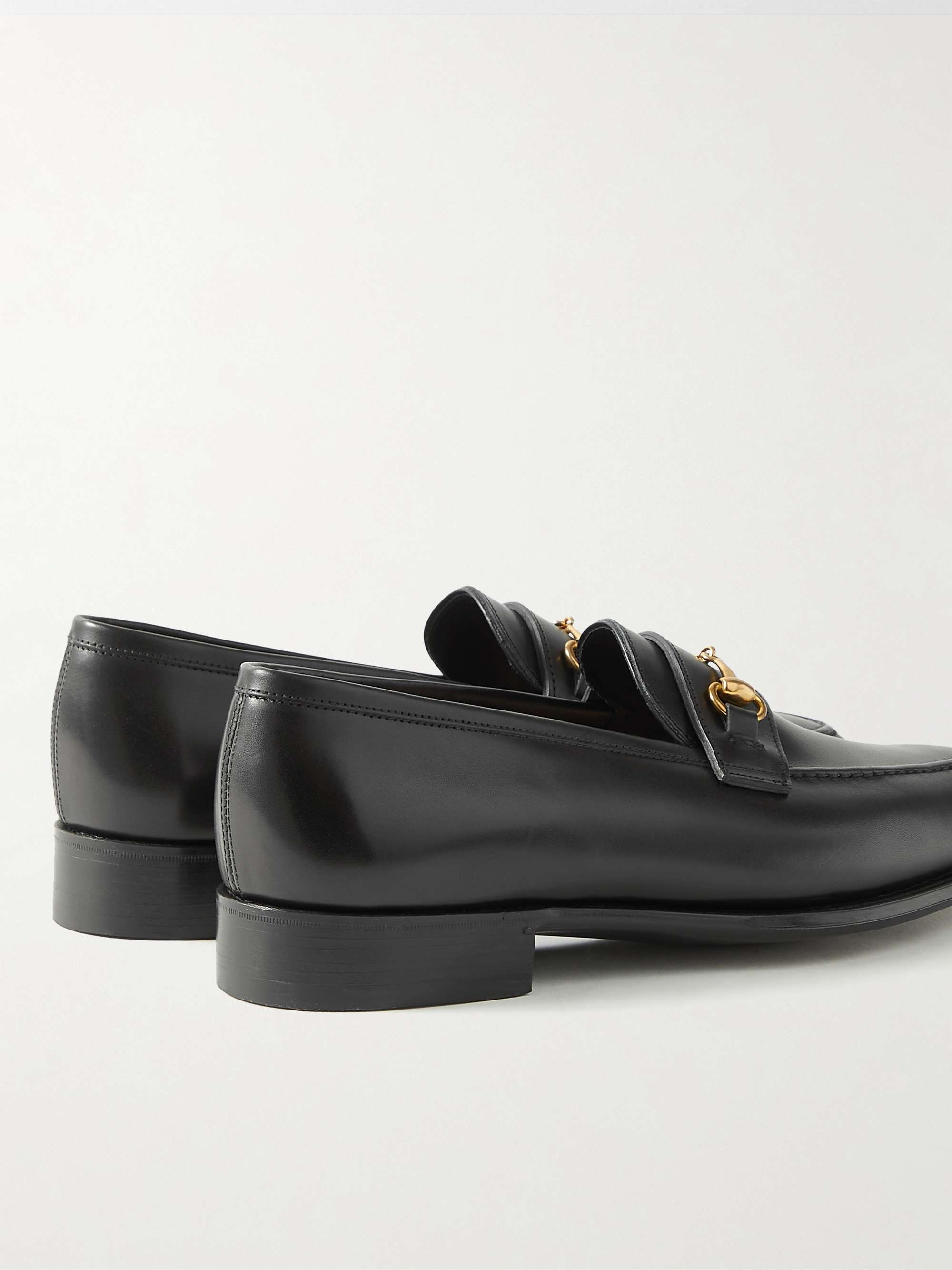 GEORGE CLEVERLEY Colony Horsebit Leather Loafers