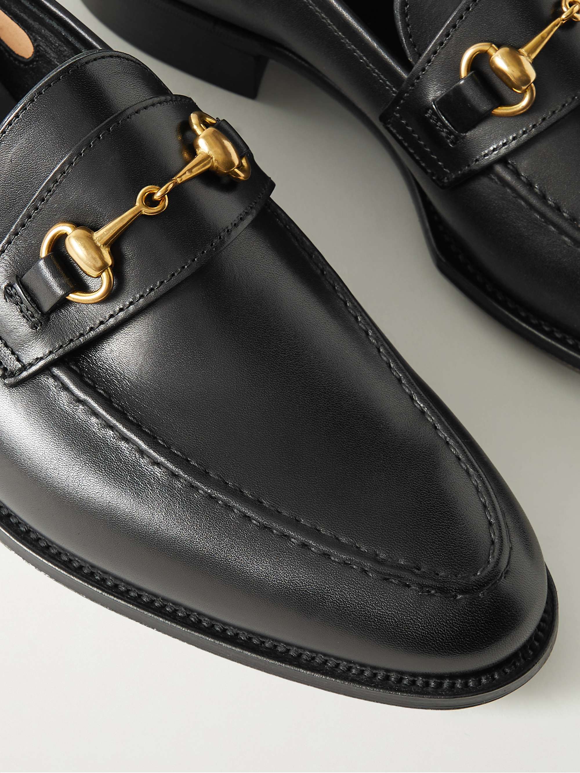 GEORGE CLEVERLEY Colony Horsebit Leather Loafers