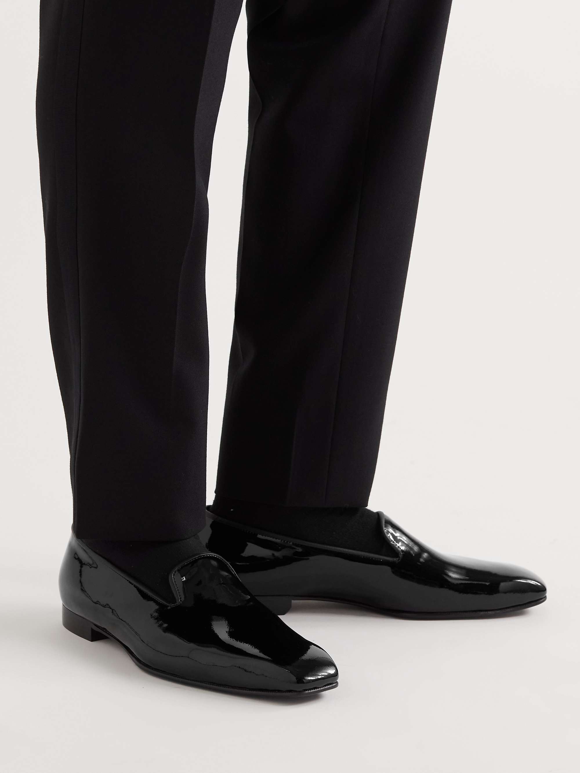 GEORGE CLEVERLEY Windsor Patent-Leather Loafers