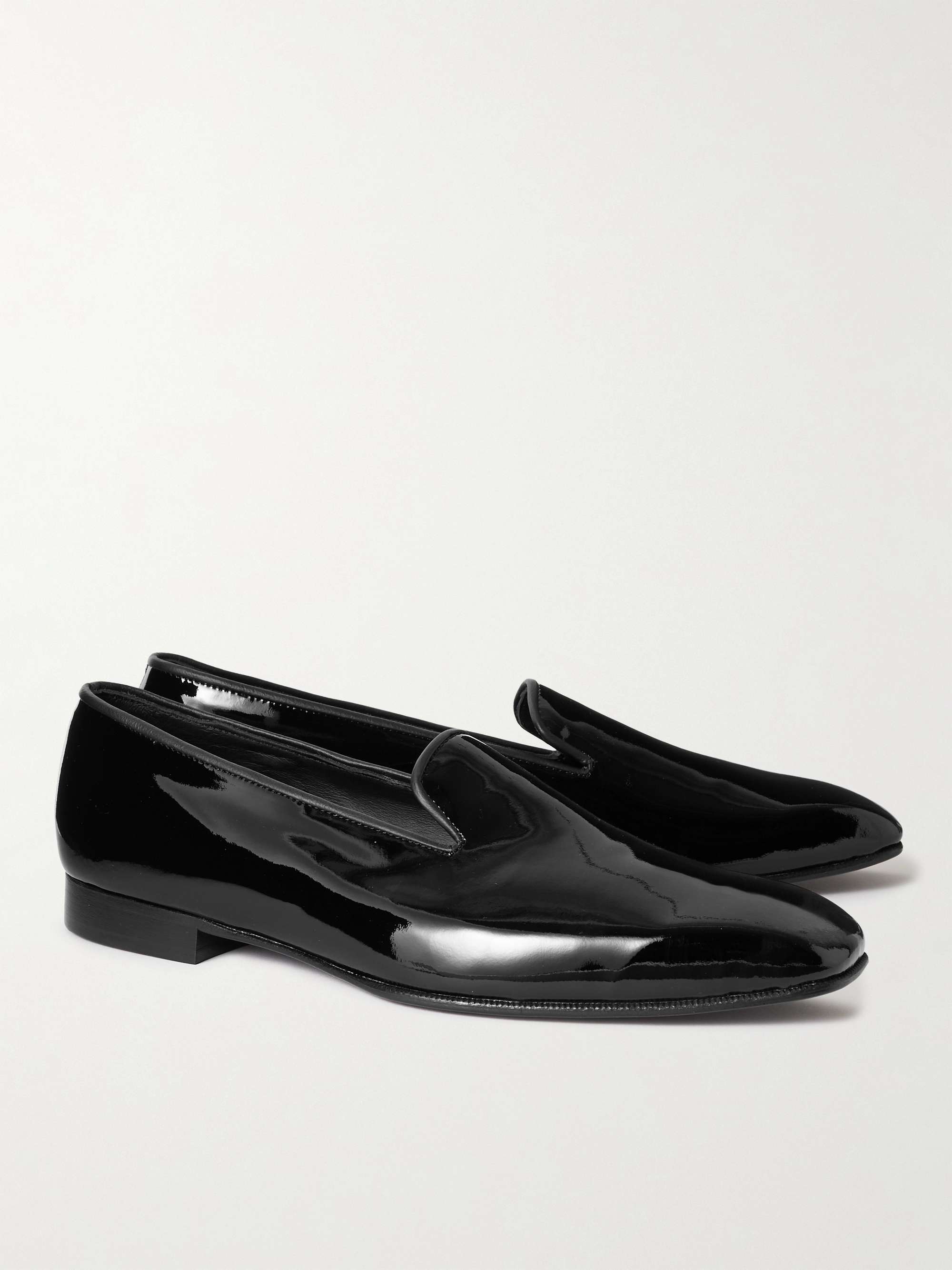 GEORGE CLEVERLEY Windsor Patent-Leather Loafers