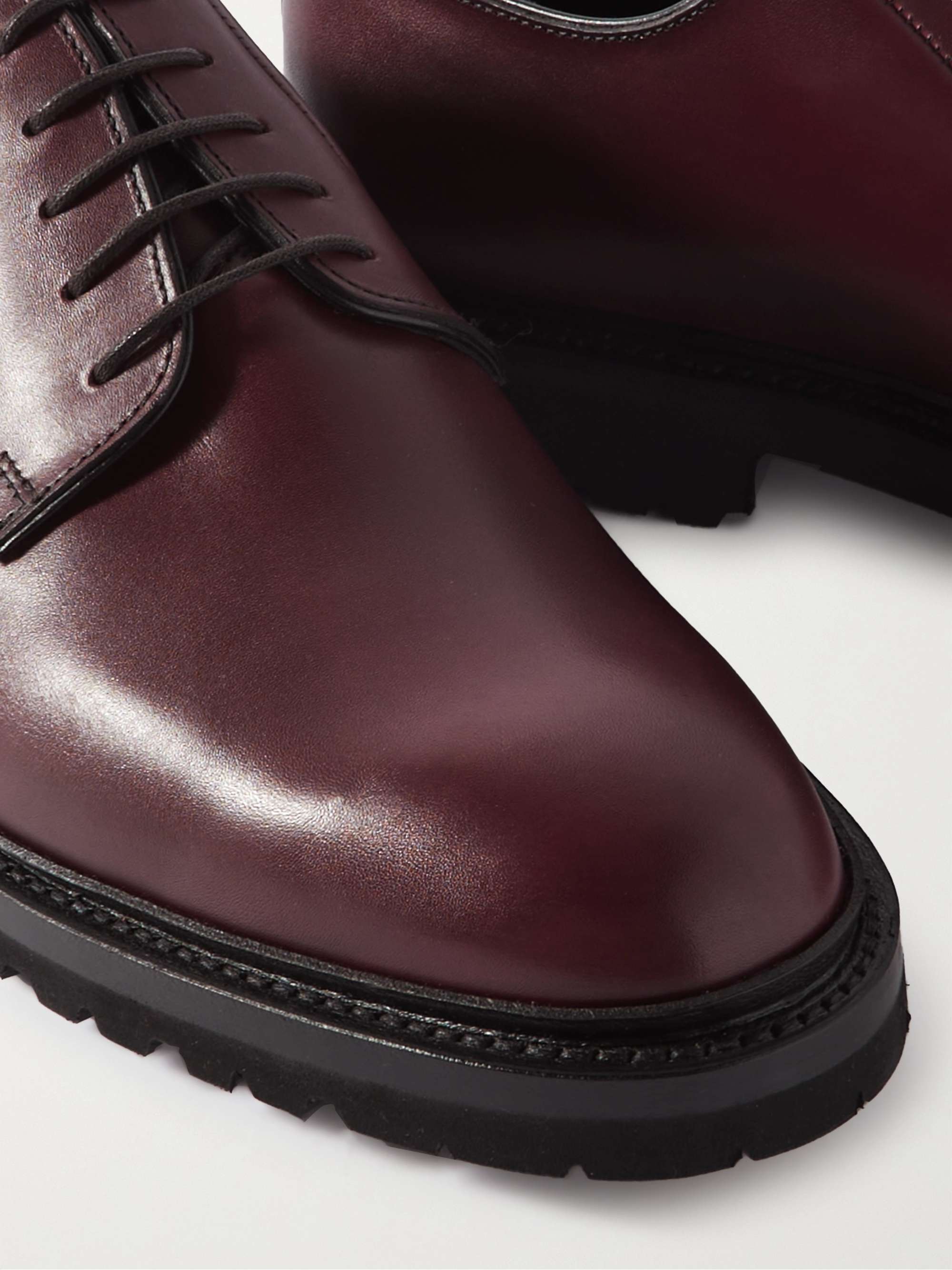 GEORGE CLEVERLEY Archie Leather Derby Shoes