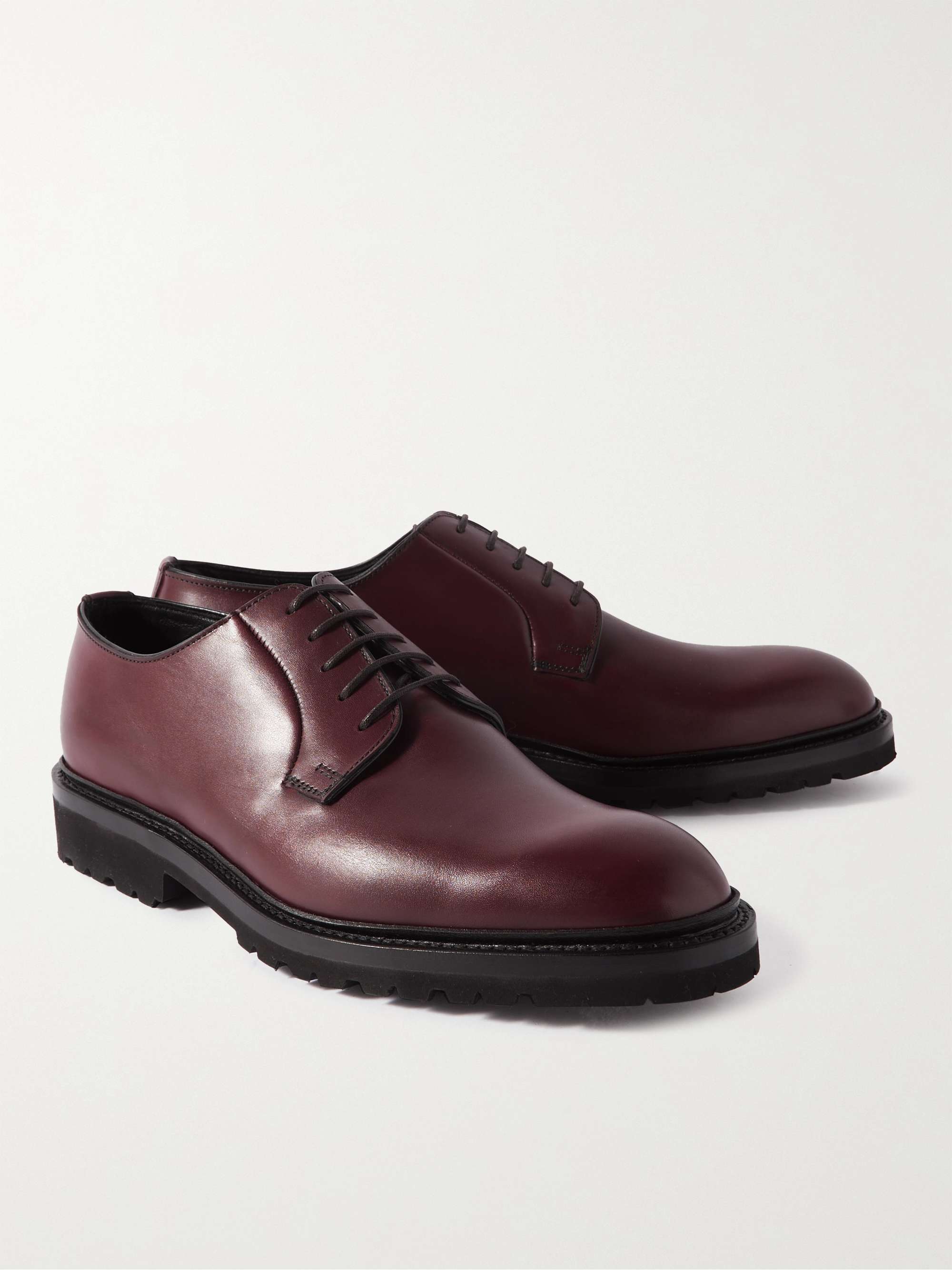 GEORGE CLEVERLEY Archie Leather Derby Shoes