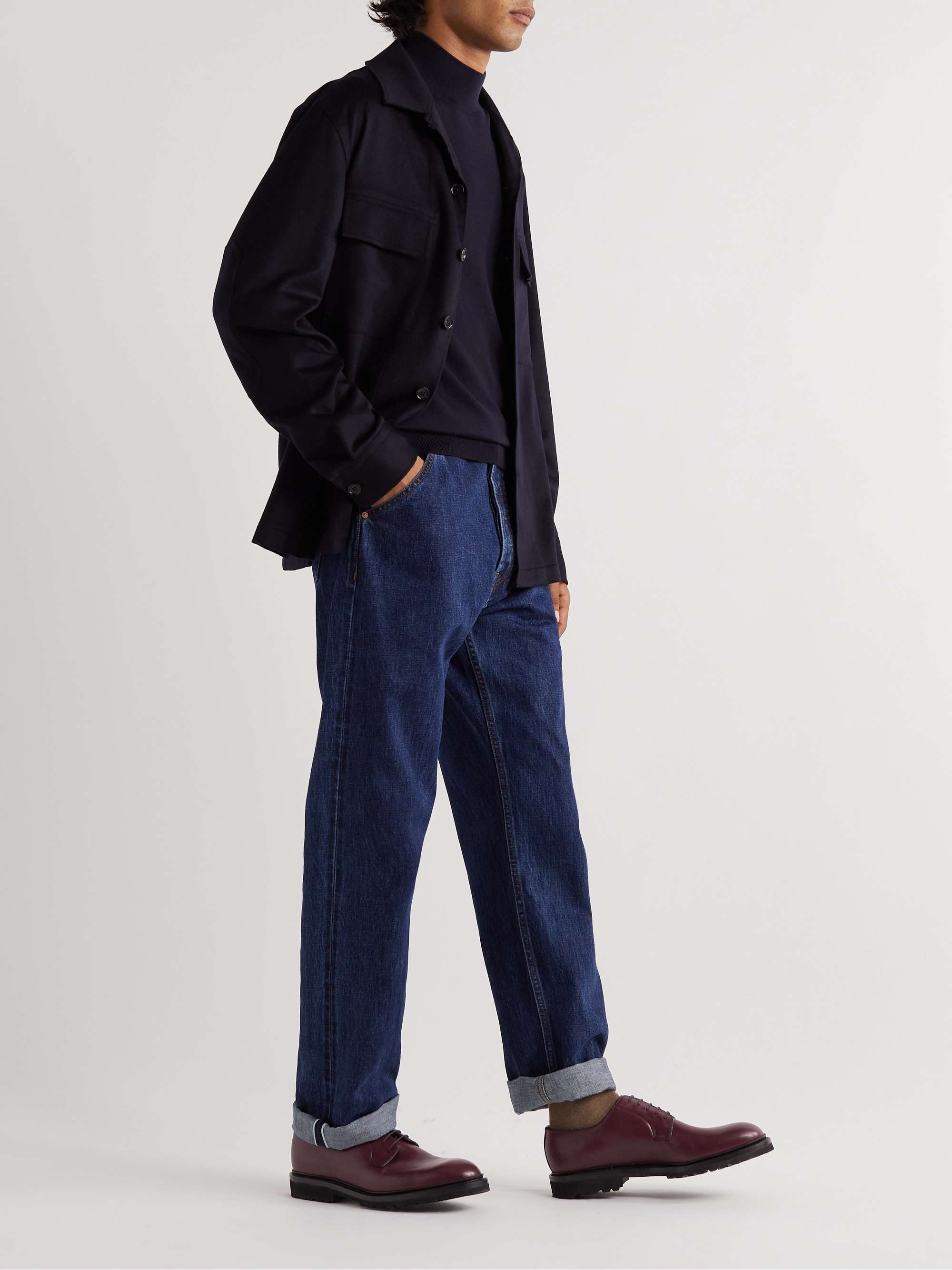 GEORGE CLEVERLEY Archie Leather Derby Shoes