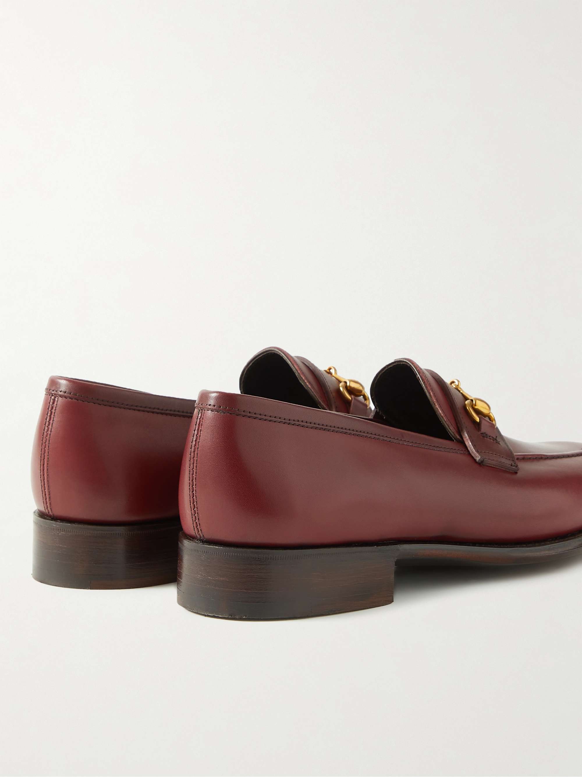 GEORGE CLEVERLEY Colony Horsebit Leather Loafers