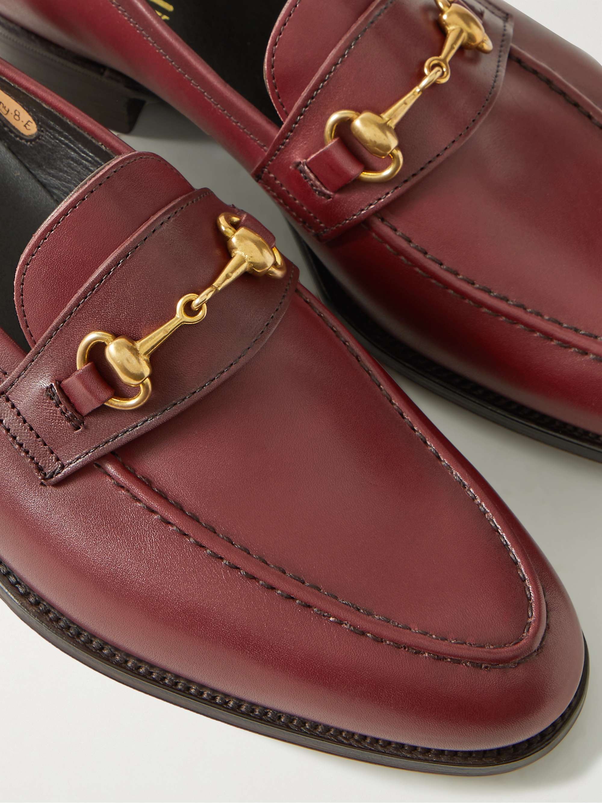 GEORGE CLEVERLEY Colony Horsebit Leather Loafers