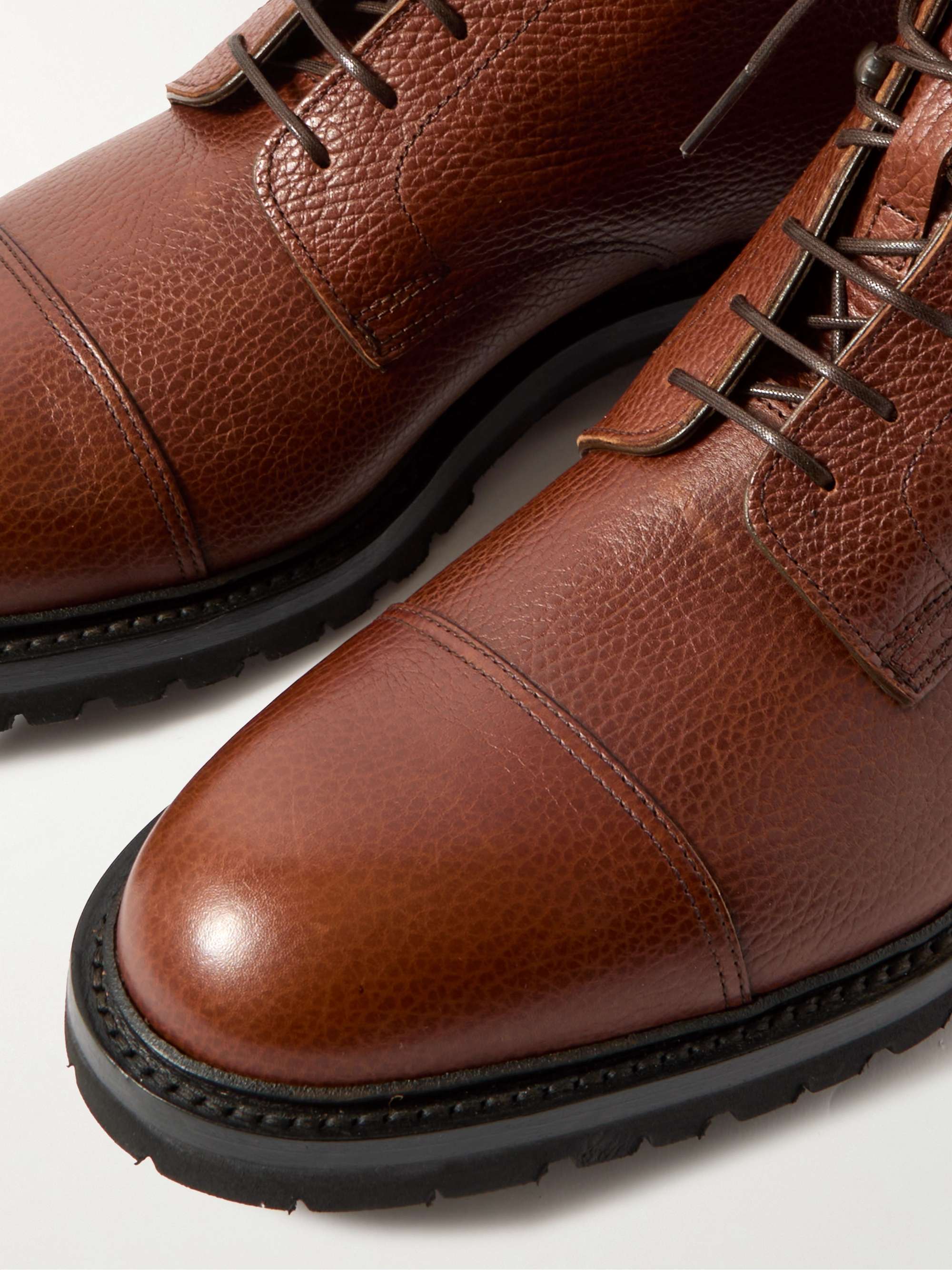 GEORGE CLEVERLEY Full Grain Leather Boots for Men MR PORTER