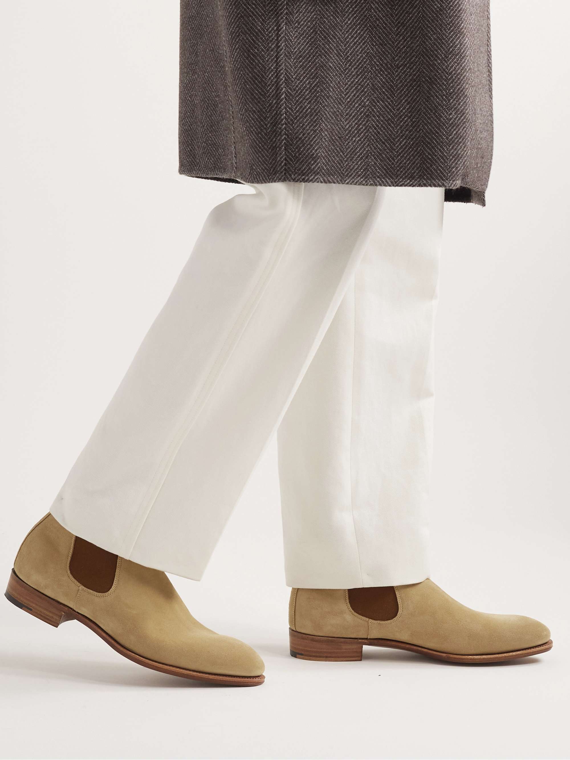 GEORGE CLEVERLEY Jason Suede Chelsea Boots