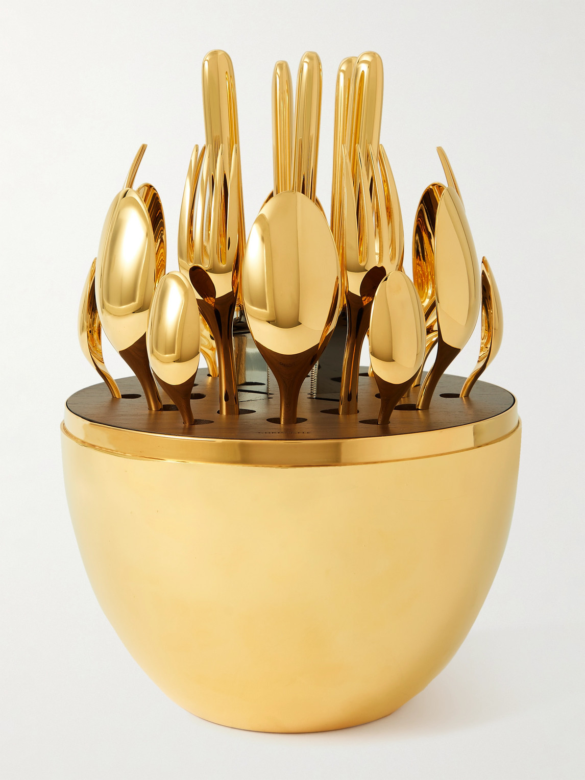 Christofle Mood Asia Gold-plated Flatware Set With Case