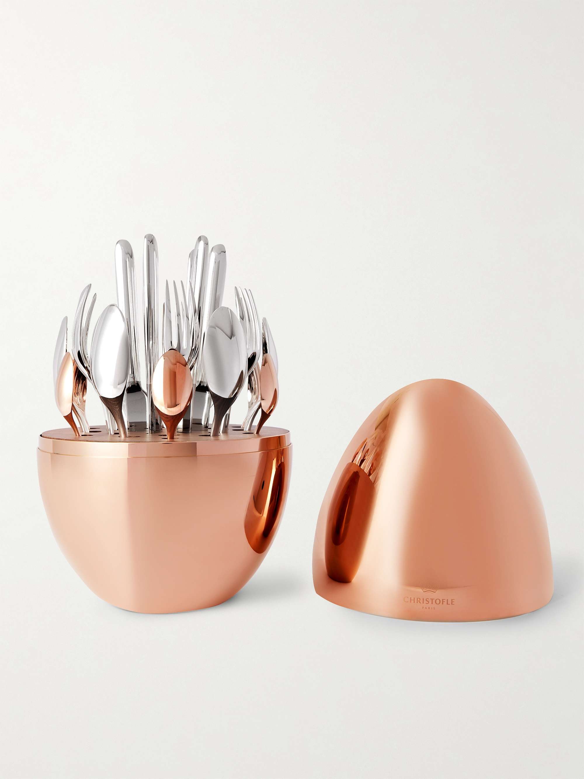 CHRISTOFLE Set of 24 Silver-Plated Cutlery