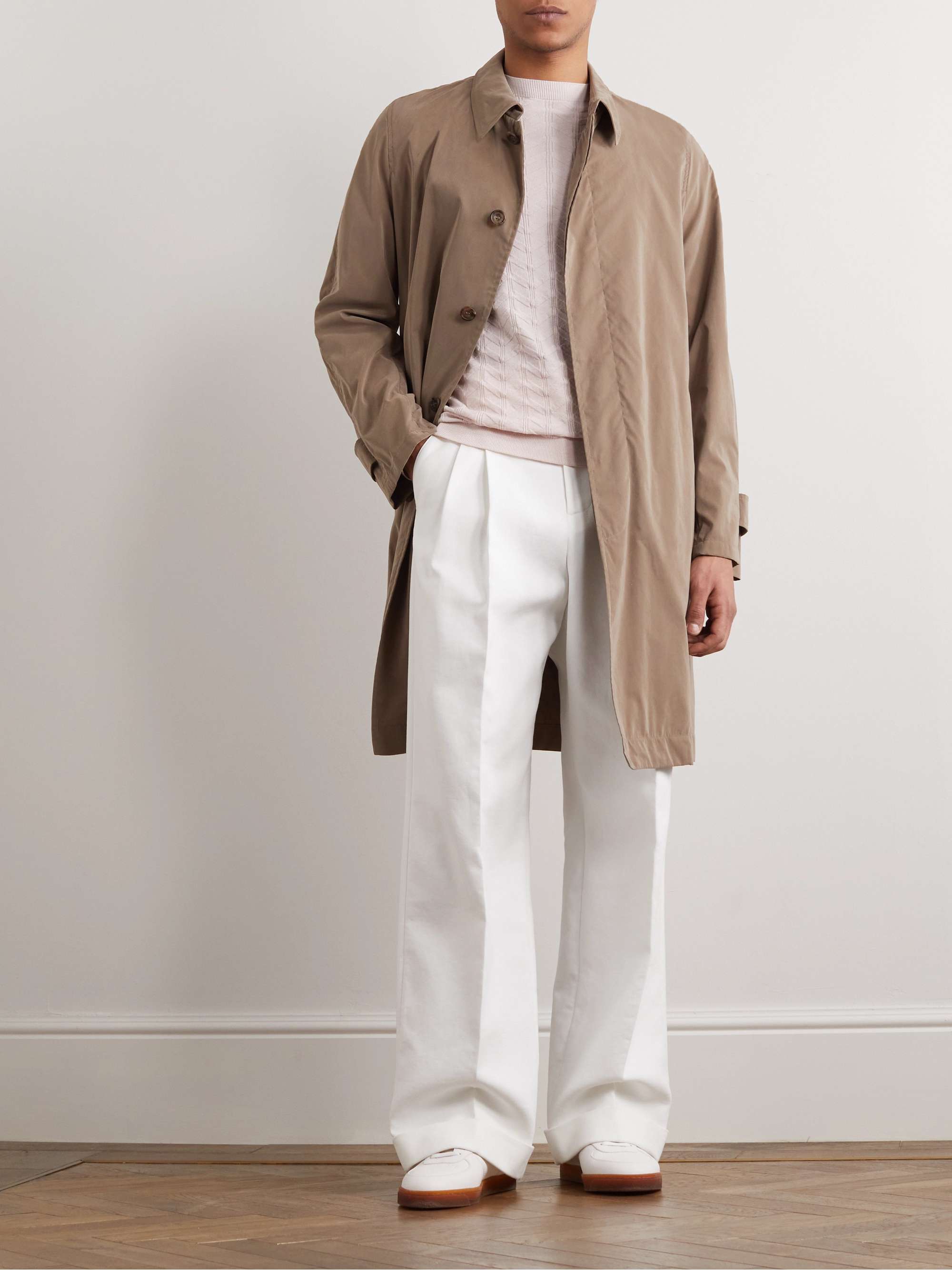 GIORGIO ARMANI Slim-Fit Wool-Blend Jacquard Sweater