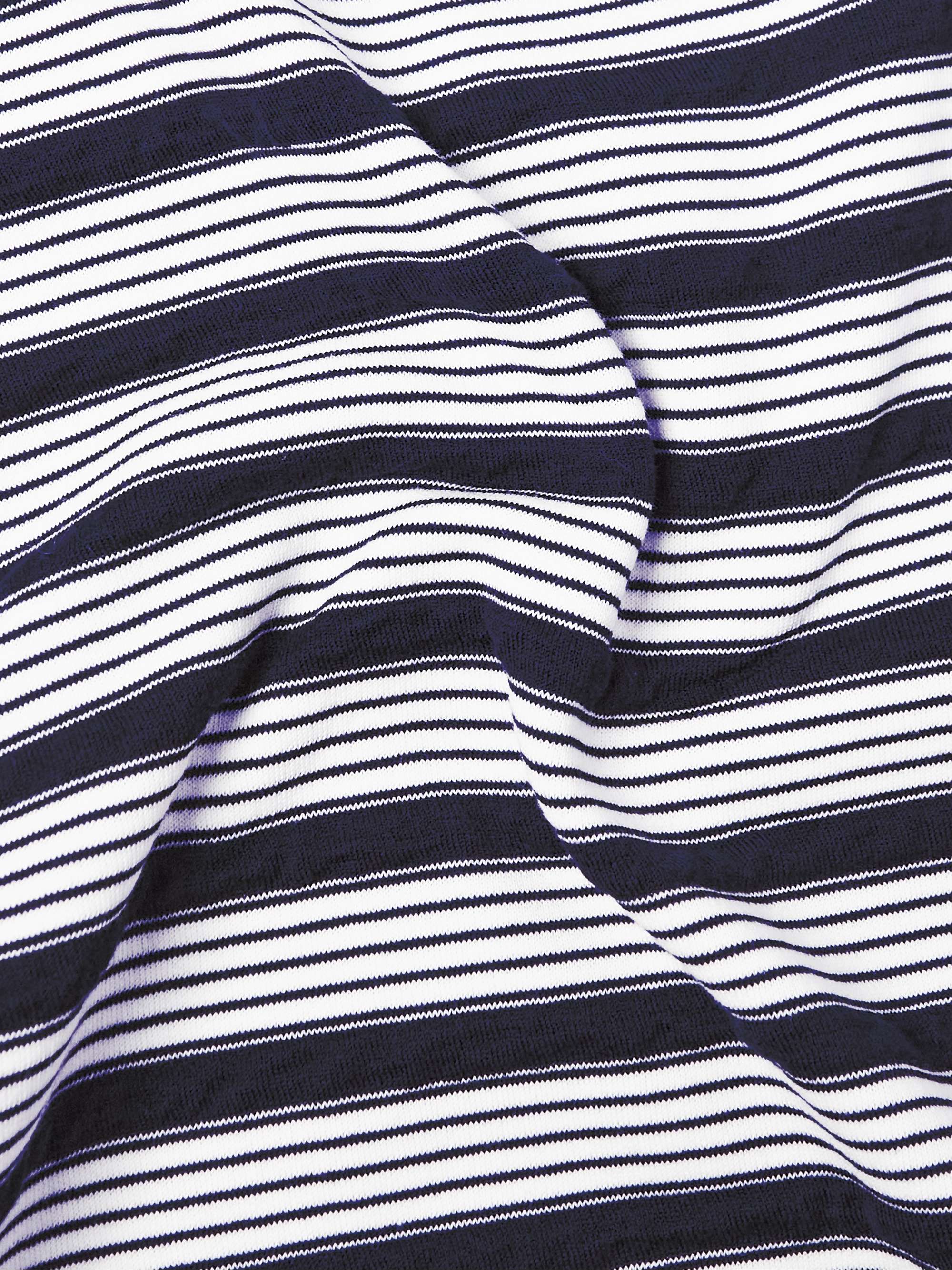 GIORGIO ARMANI Striped Cotton-Blend Jersey T-Shirt