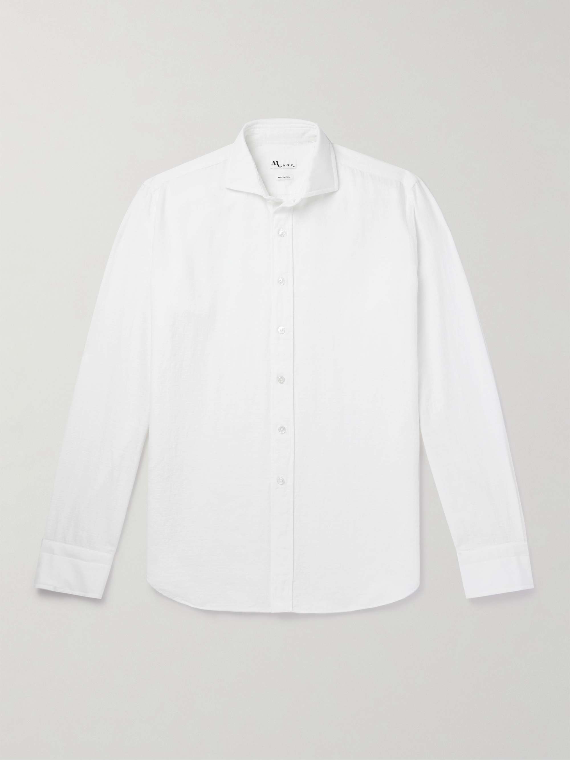 DOPPIAA Textured-Cotton Shirt for Men | MR PORTER