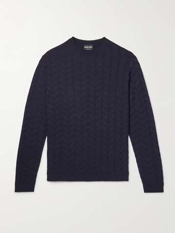 giorgio armani knitwear