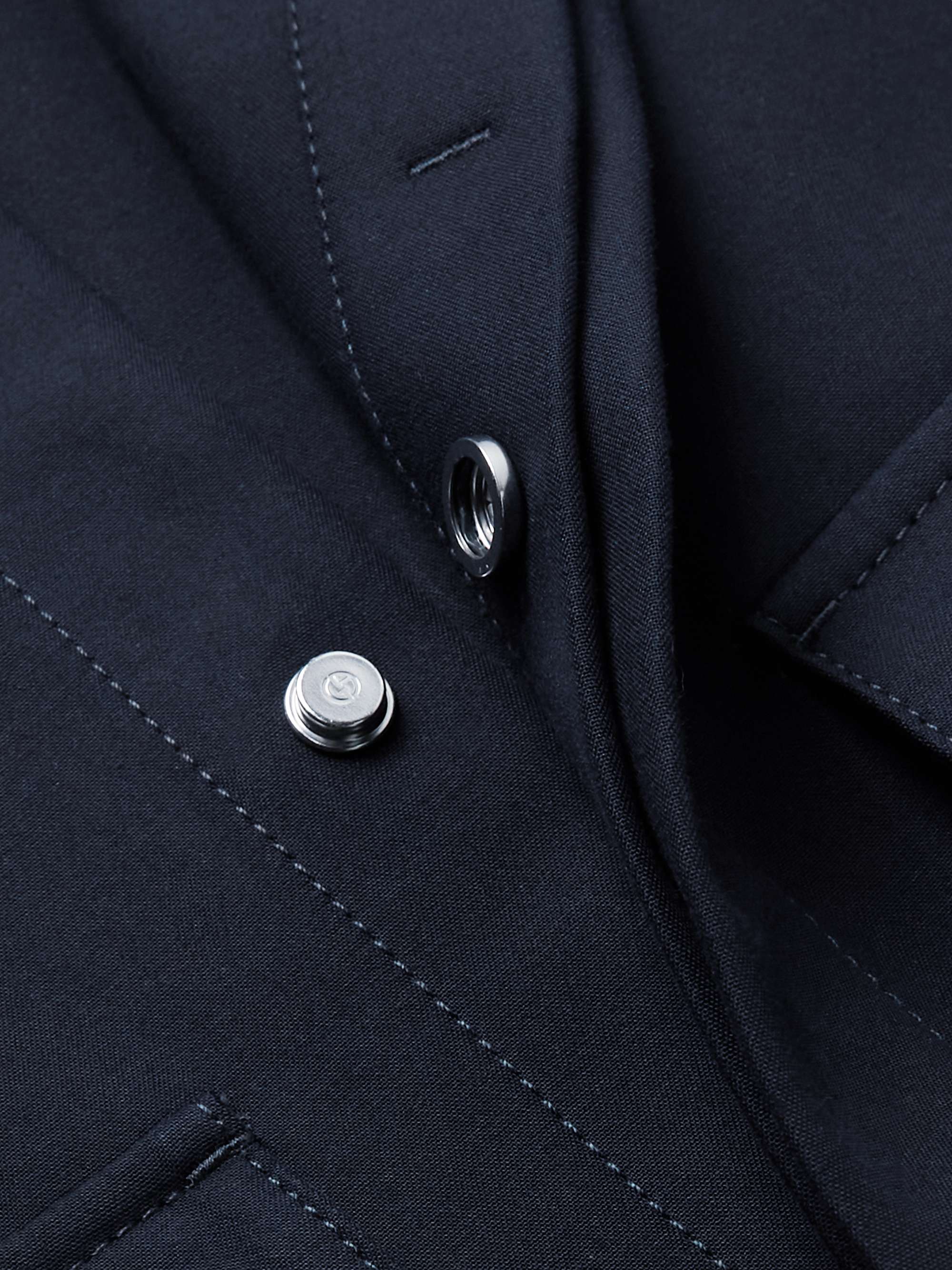 GIORGIO ARMANI Cotton-Twill Overshirt