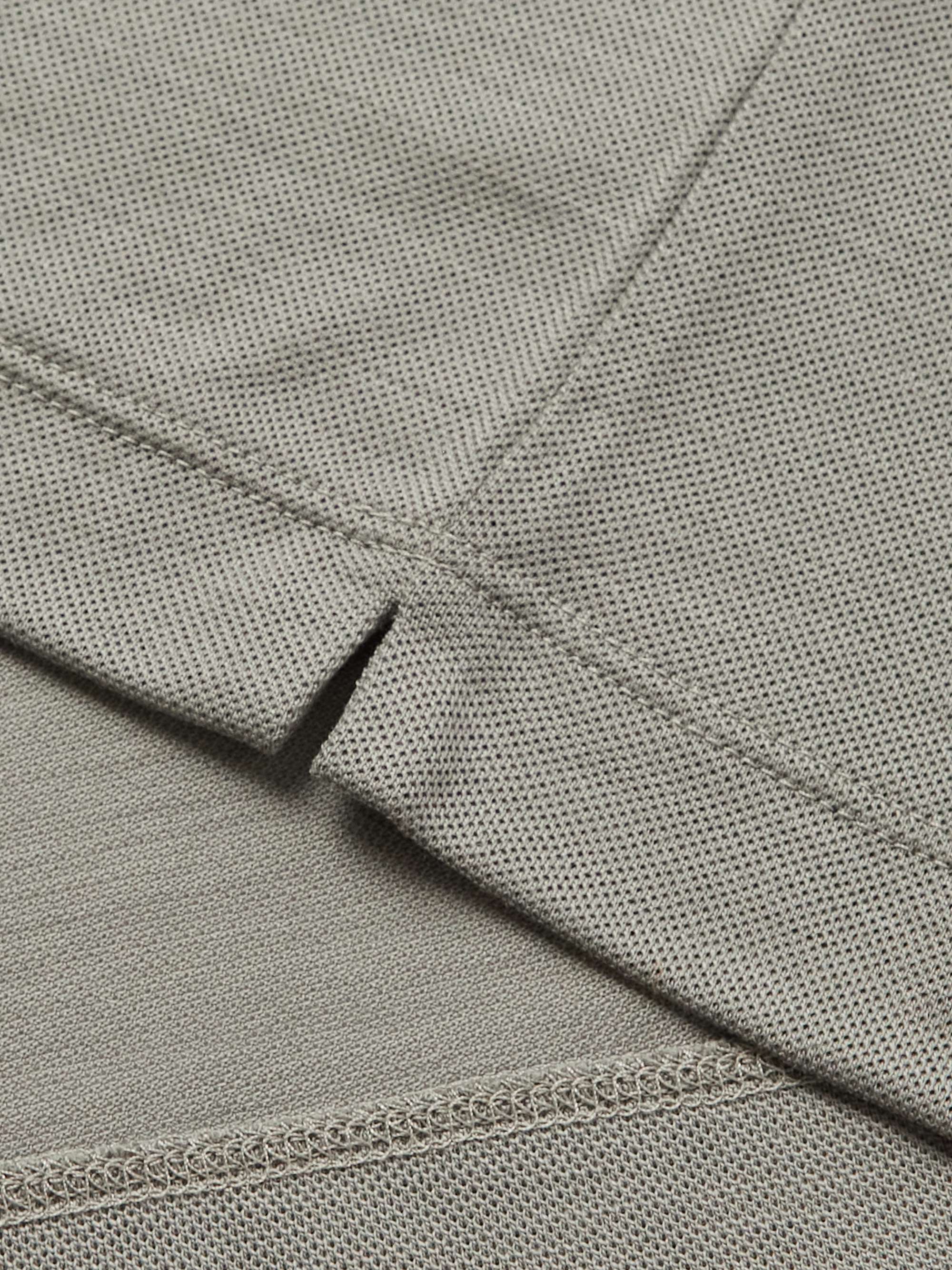 GIORGIO ARMANI Wool-Piqué Polo Shirt