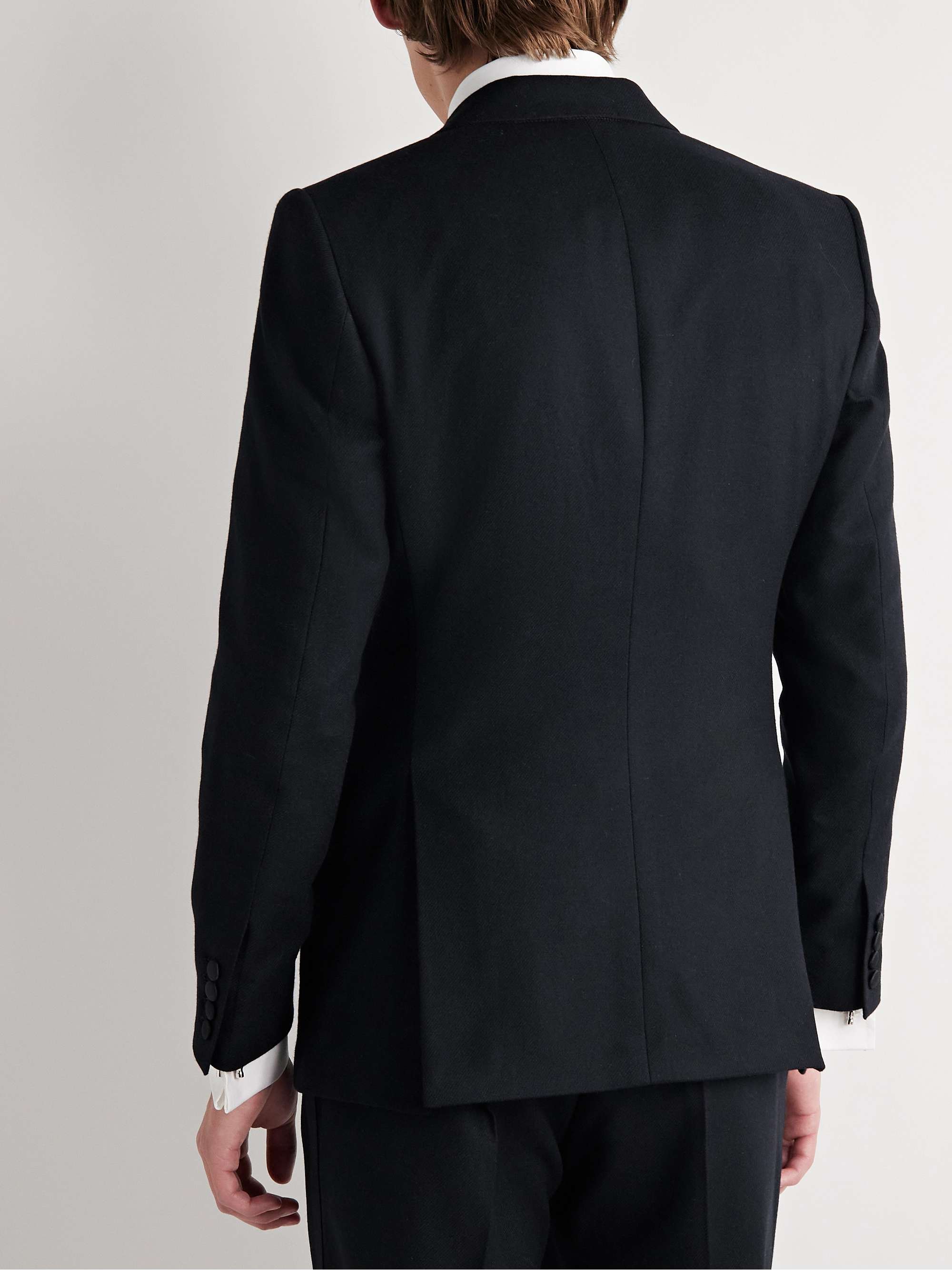 FAVOURBROOK Seaton Slim-Fit Grosgrain-Trimmed Cashmere Tuxedo Jacket