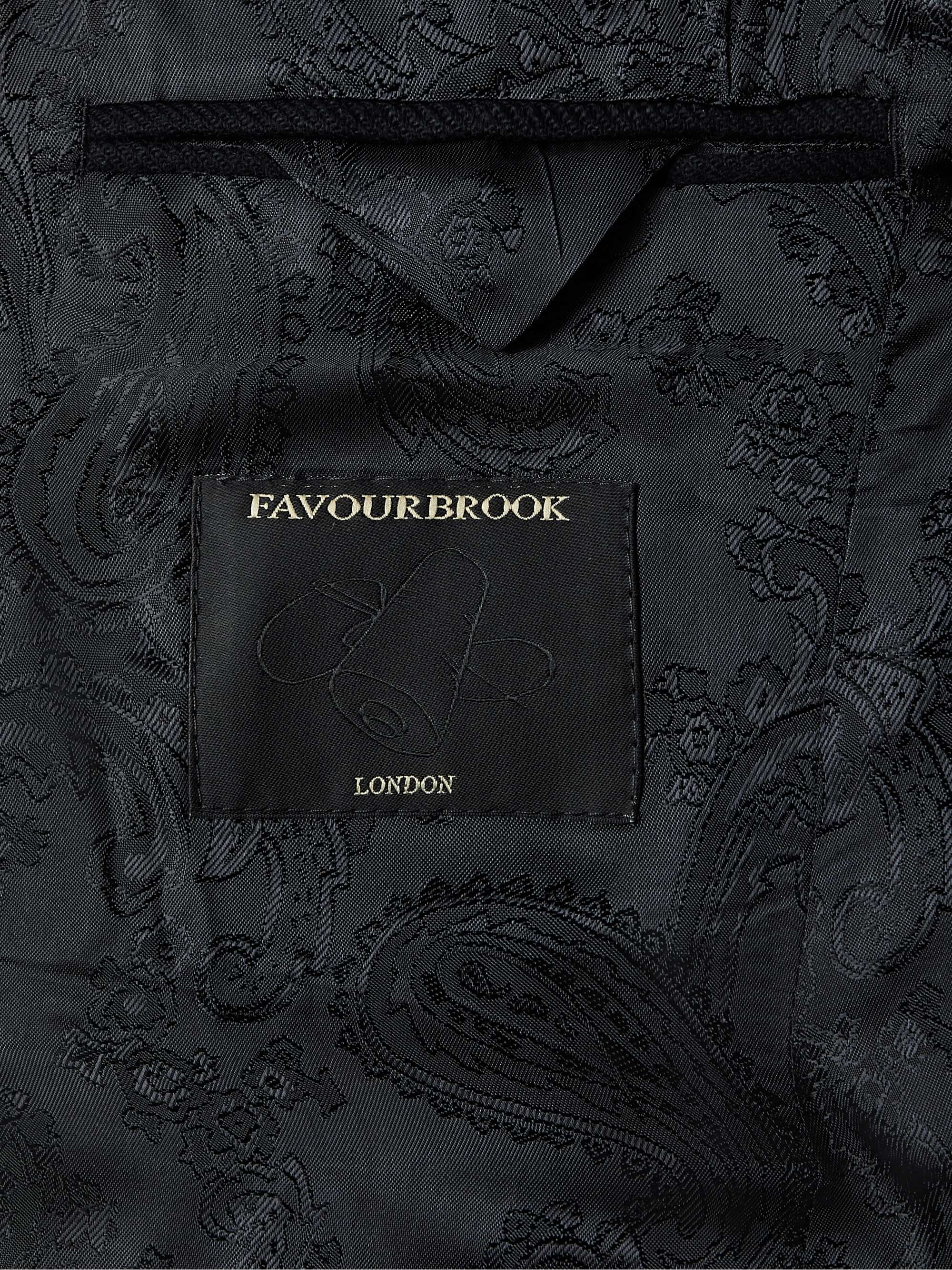 FAVOURBROOK Seaton Slim-Fit Grosgrain-Trimmed Cashmere Tuxedo Jacket