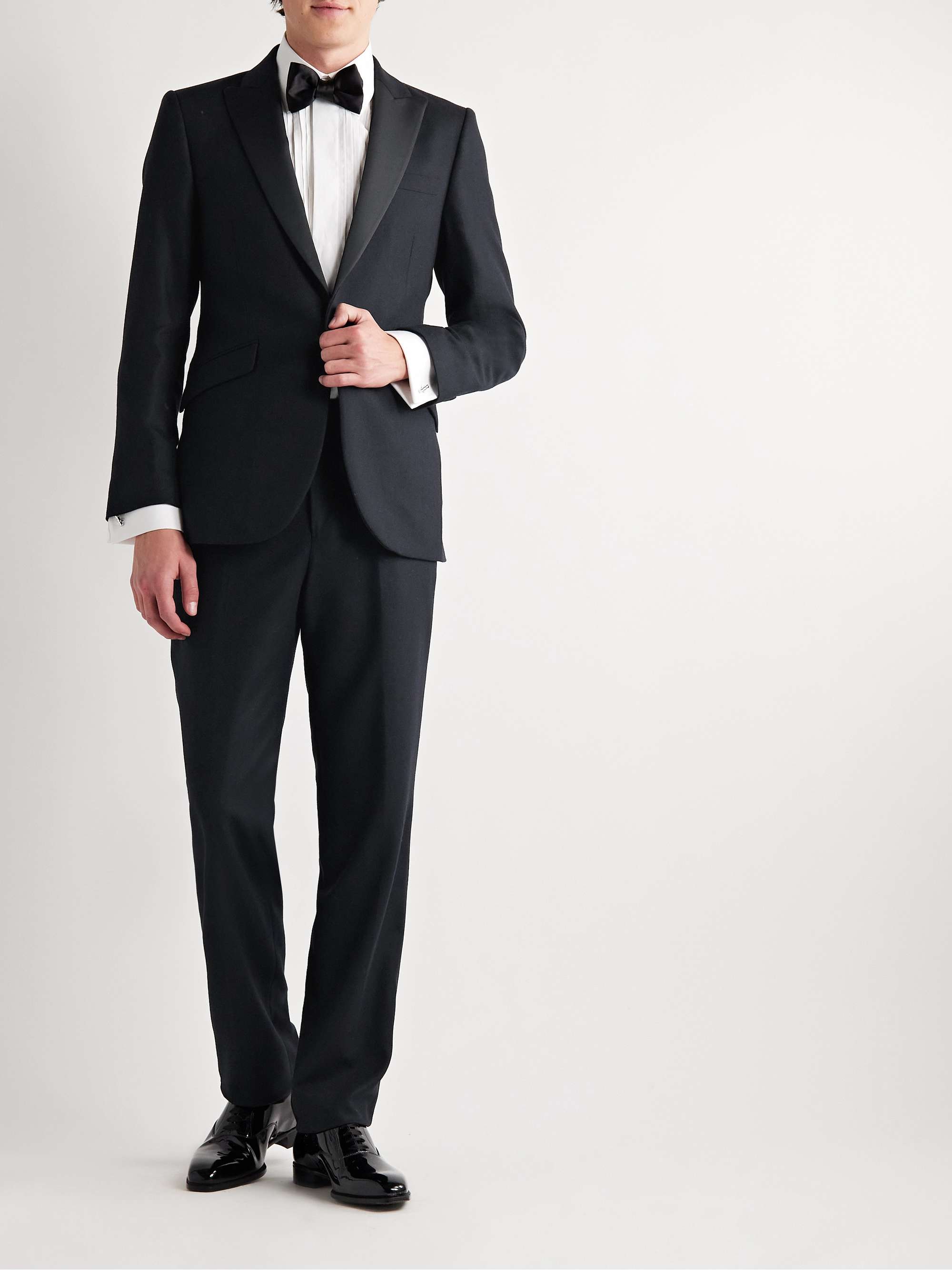 FAVOURBROOK Seaton Slim-Fit Grosgrain-Trimmed Cashmere Tuxedo Jacket