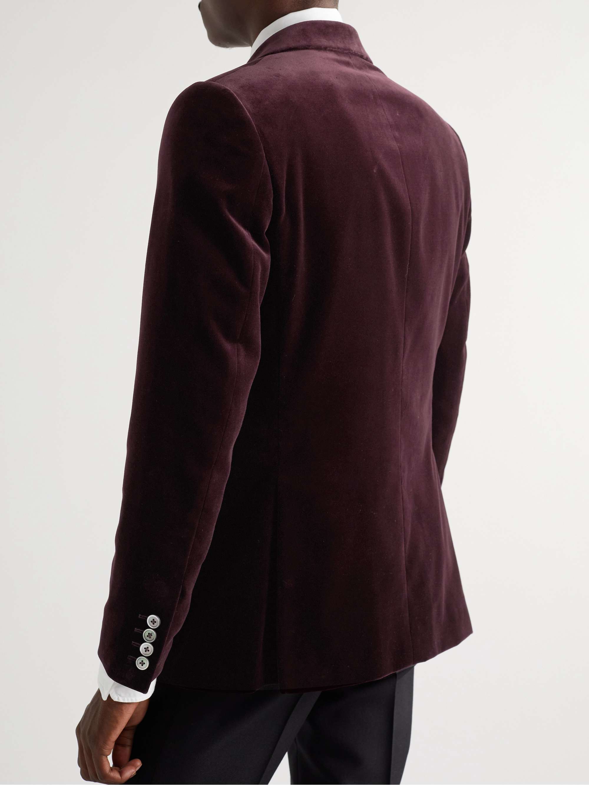 FAVOURBROOK Newport Cotton-Velvet Tuxedo Jacket