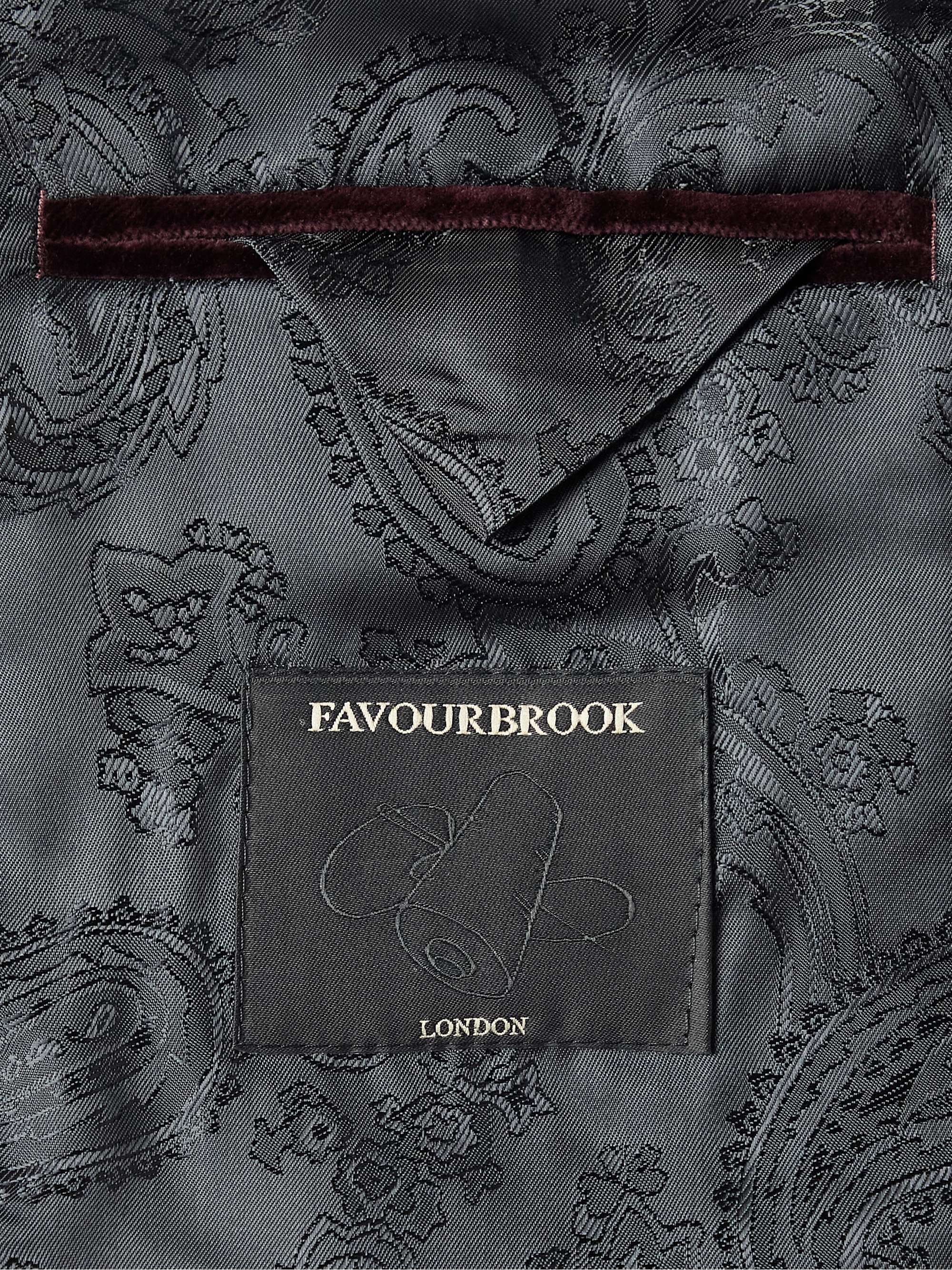 FAVOURBROOK Newport Cotton-Velvet Tuxedo Jacket