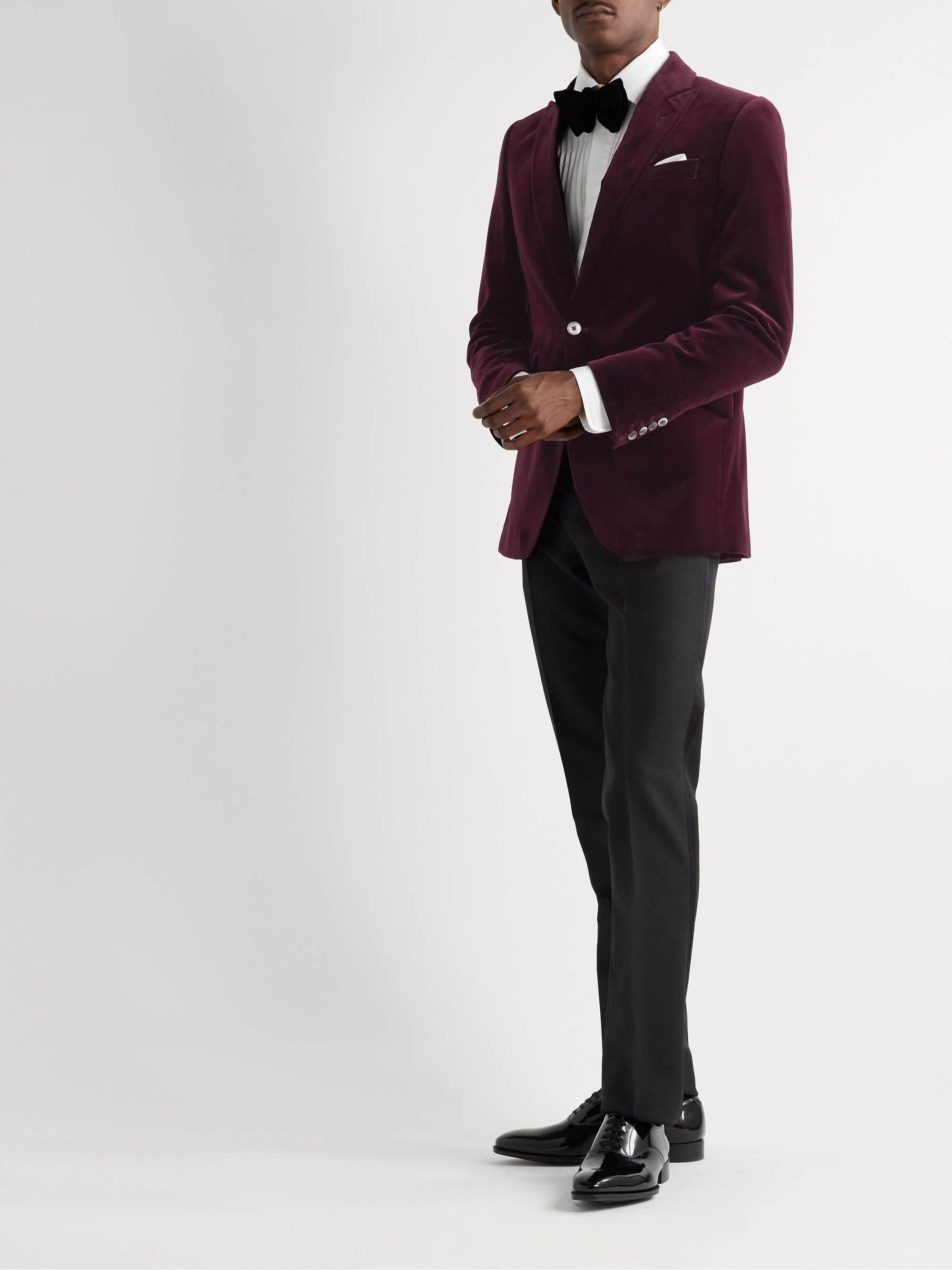 FAVOURBROOK Newport Cotton-Velvet Tuxedo Jacket