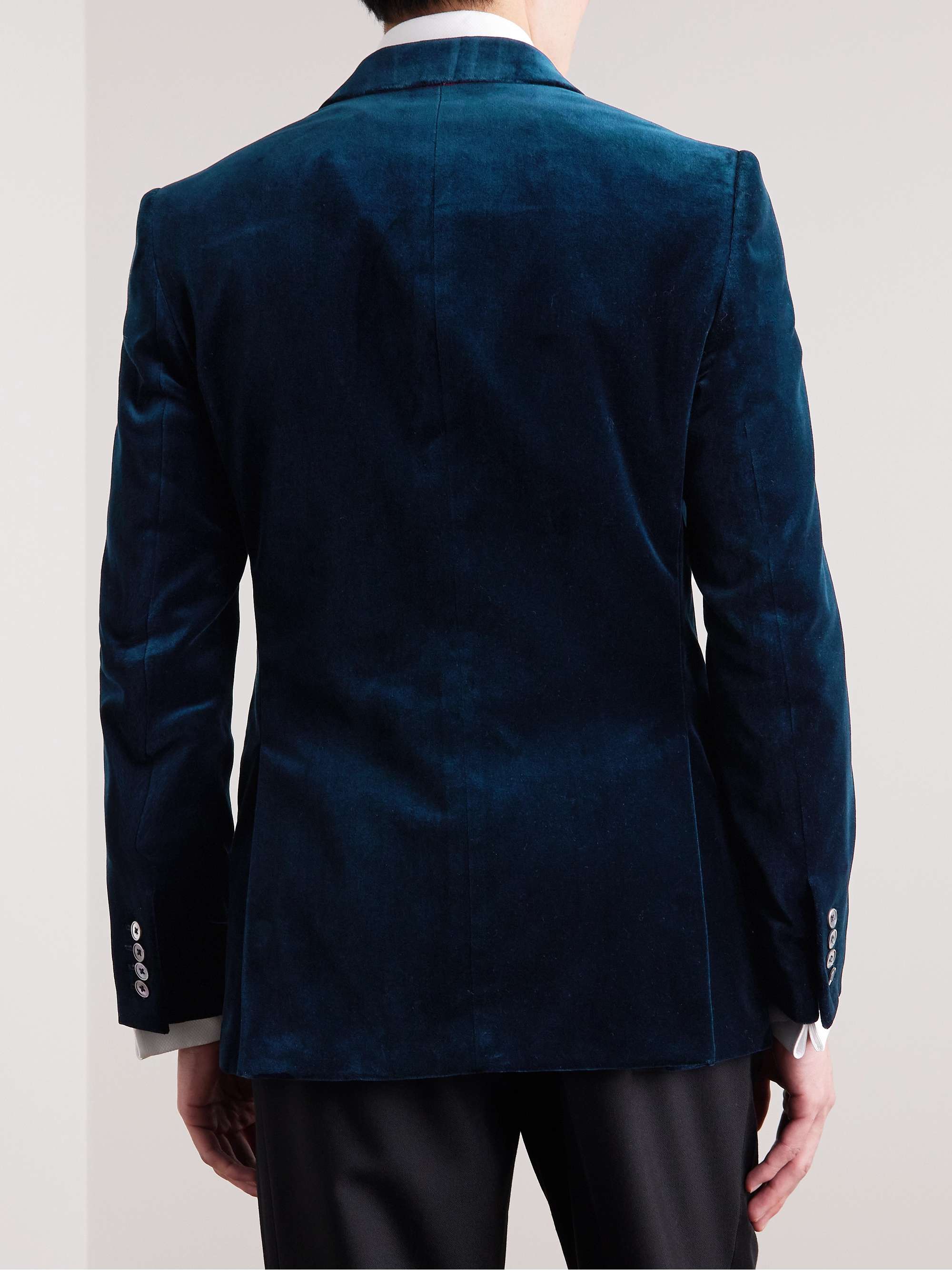 FAVOURBROOK Newport Slim-Fit Cotton-Velvet Jacket