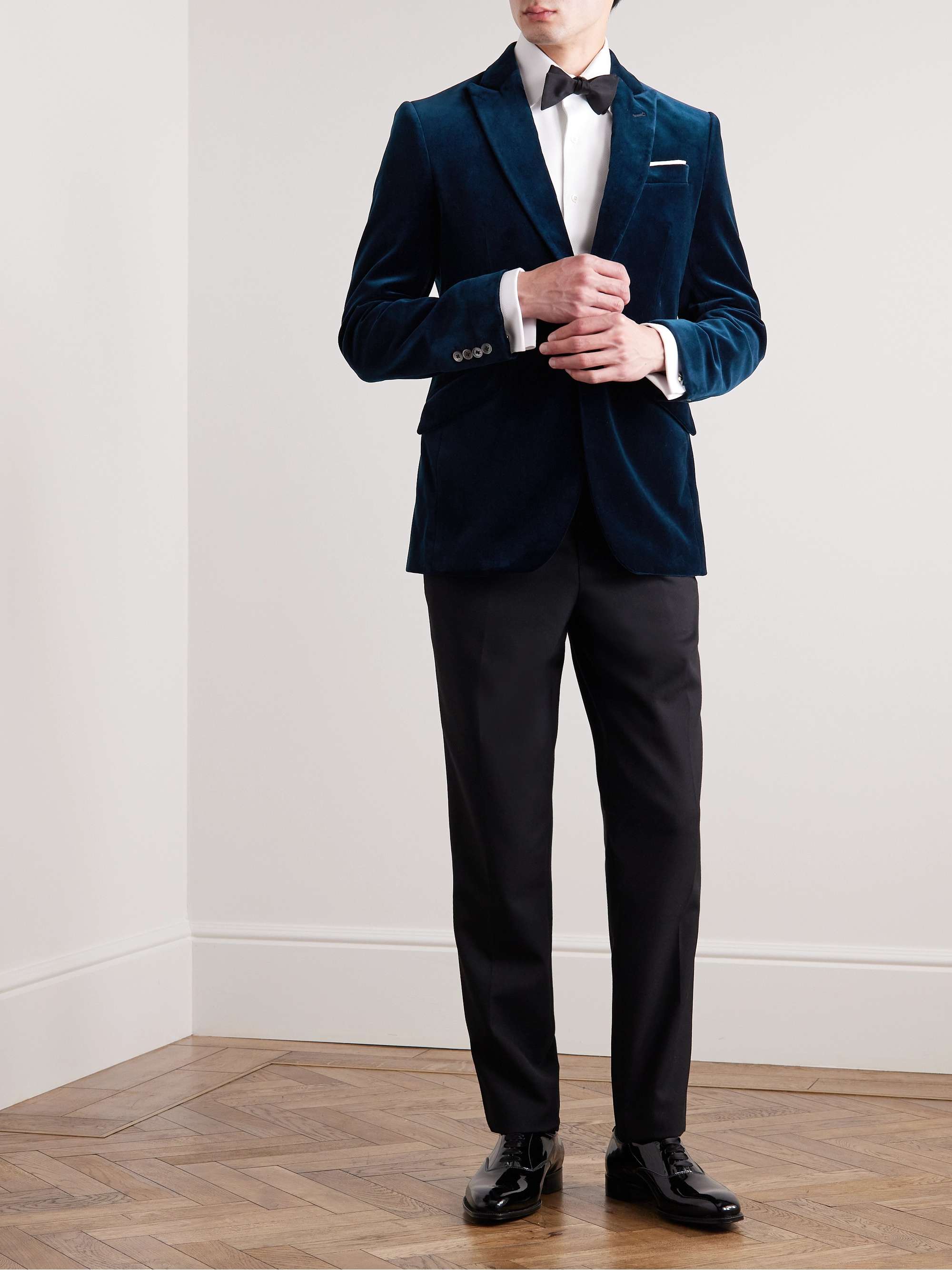 FAVOURBROOK Newport Slim-Fit Cotton-Velvet Jacket