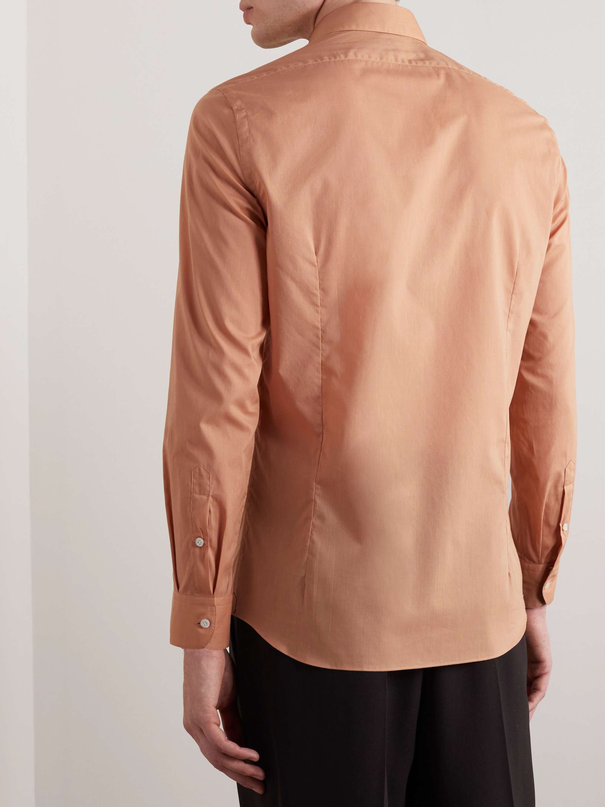 CARUSO Cotton-Poplin Shirt