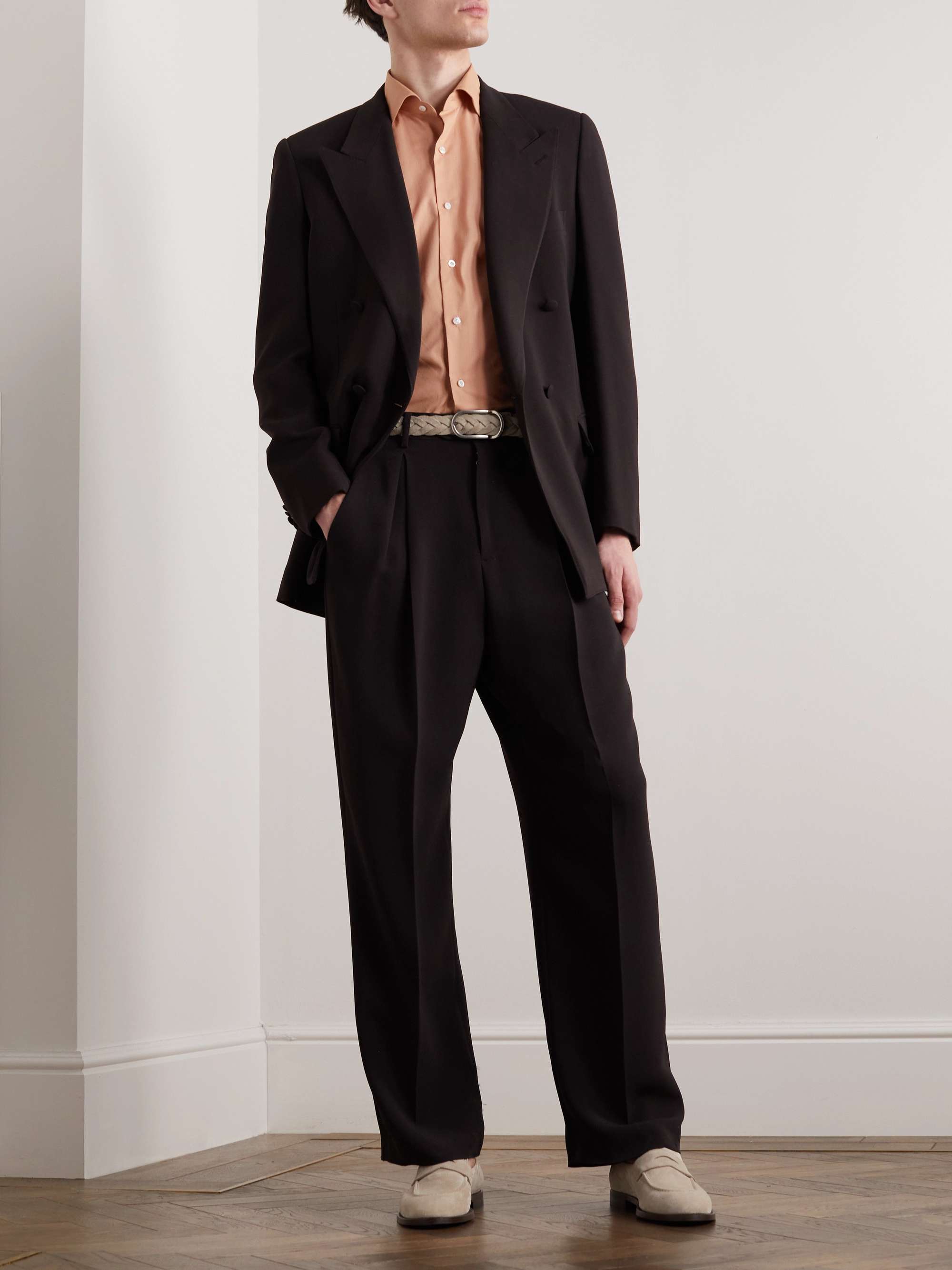 CARUSO Cotton-Poplin Shirt