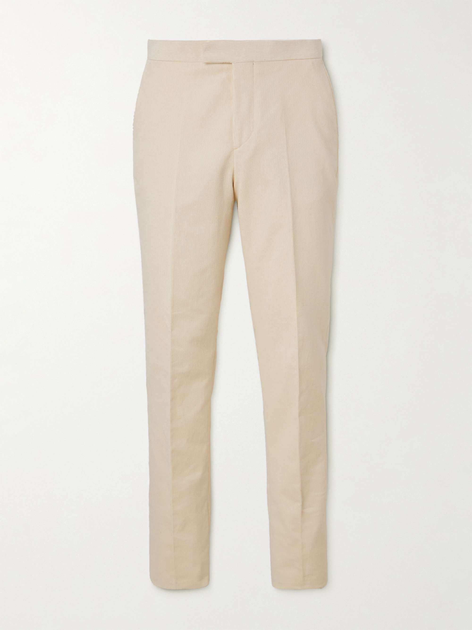 FAVOURBROOK Straight-Leg Cotton-Corduroy Suit Trousers
