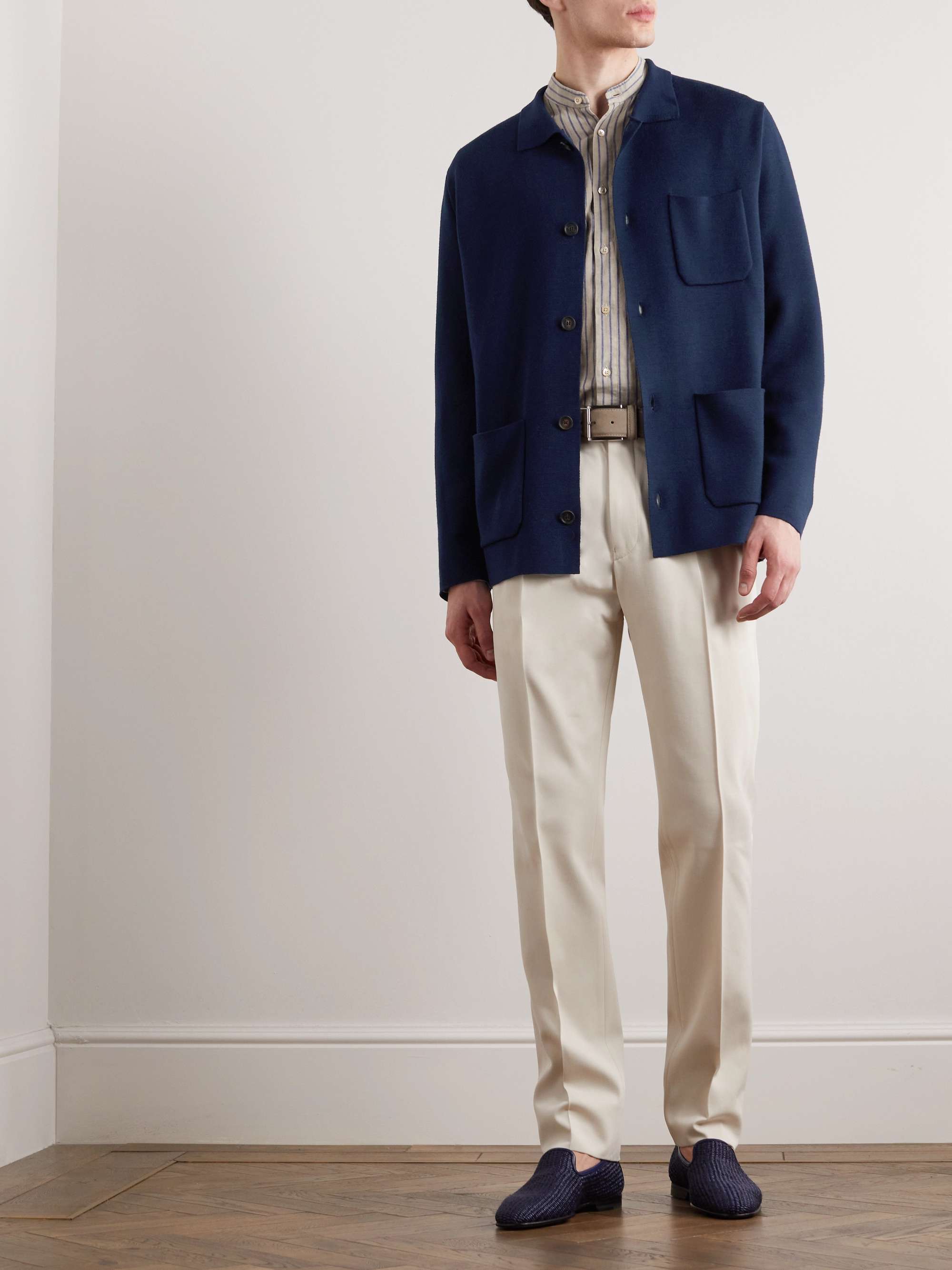 CARUSO Wool Cardigan