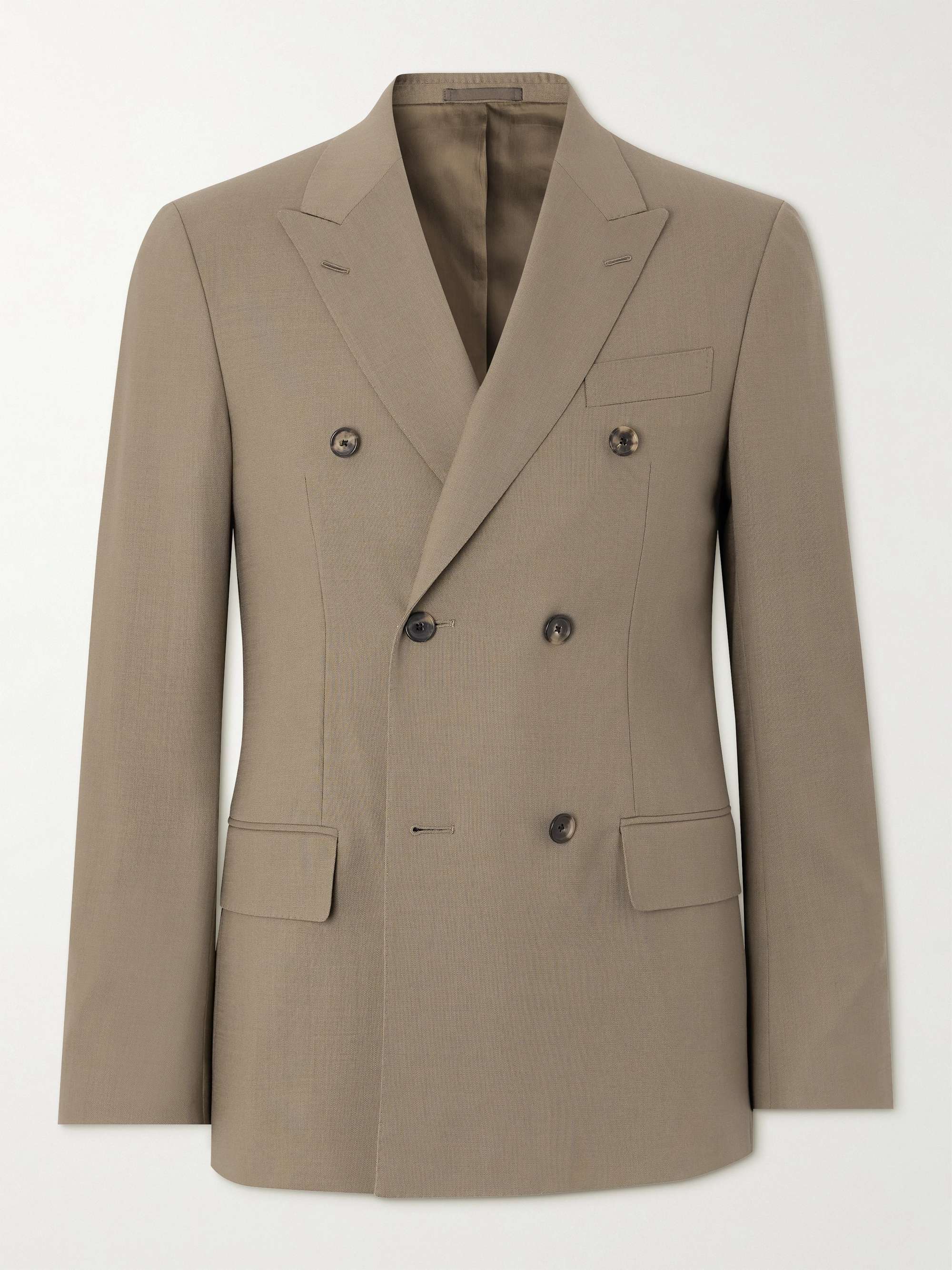 Single-breasted wool suit