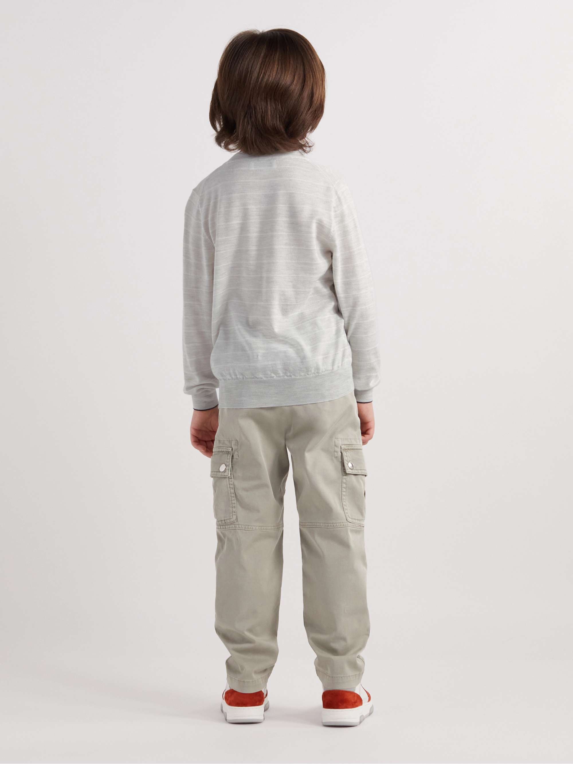 BRUNELLO CUCINELLI KIDS Ages 4-7 Wool and Cashmere-Blend Sweater