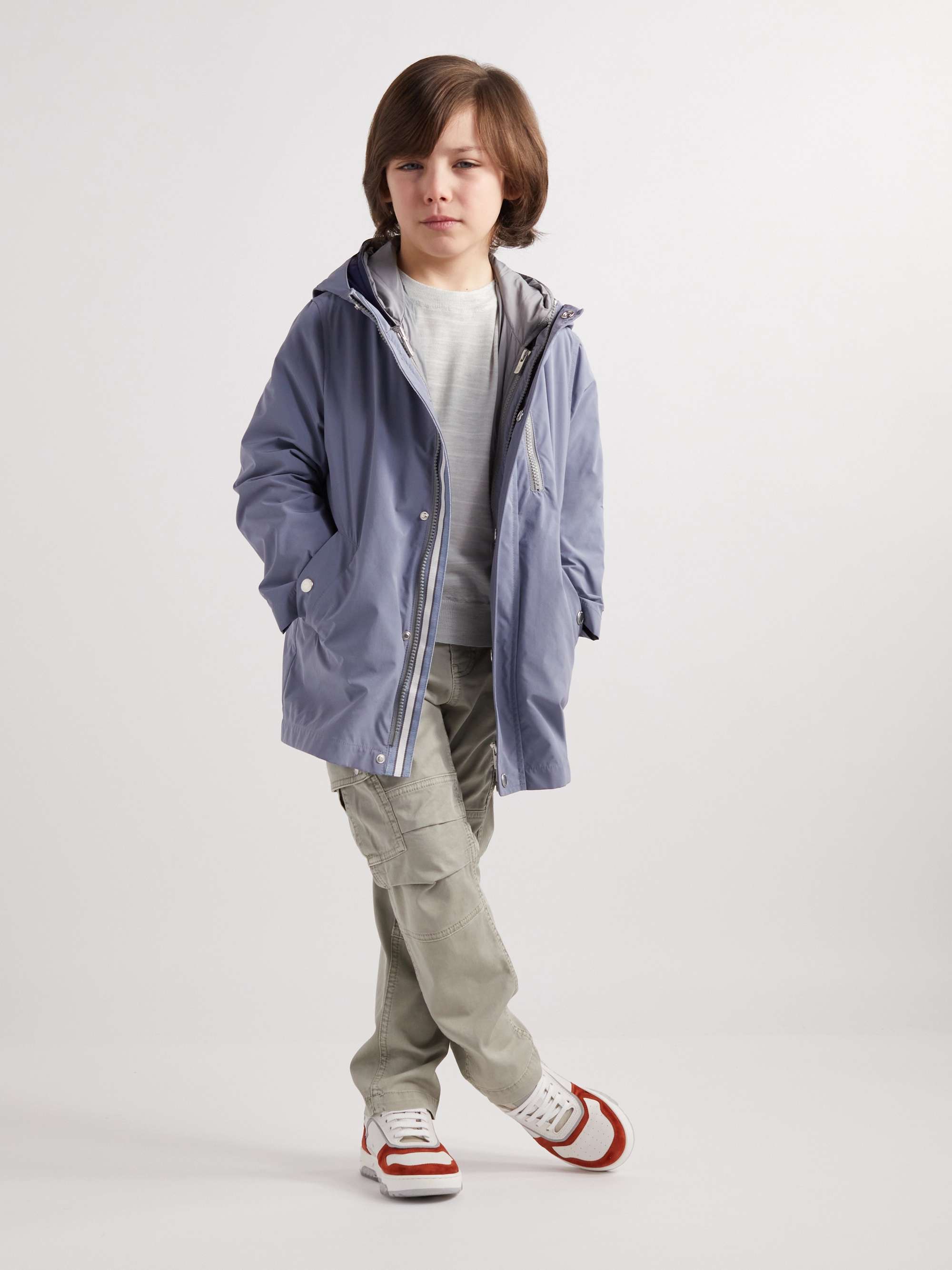 BRUNELLO CUCINELLI KIDS Ages 4-7 Wool and Cashmere-Blend Sweater