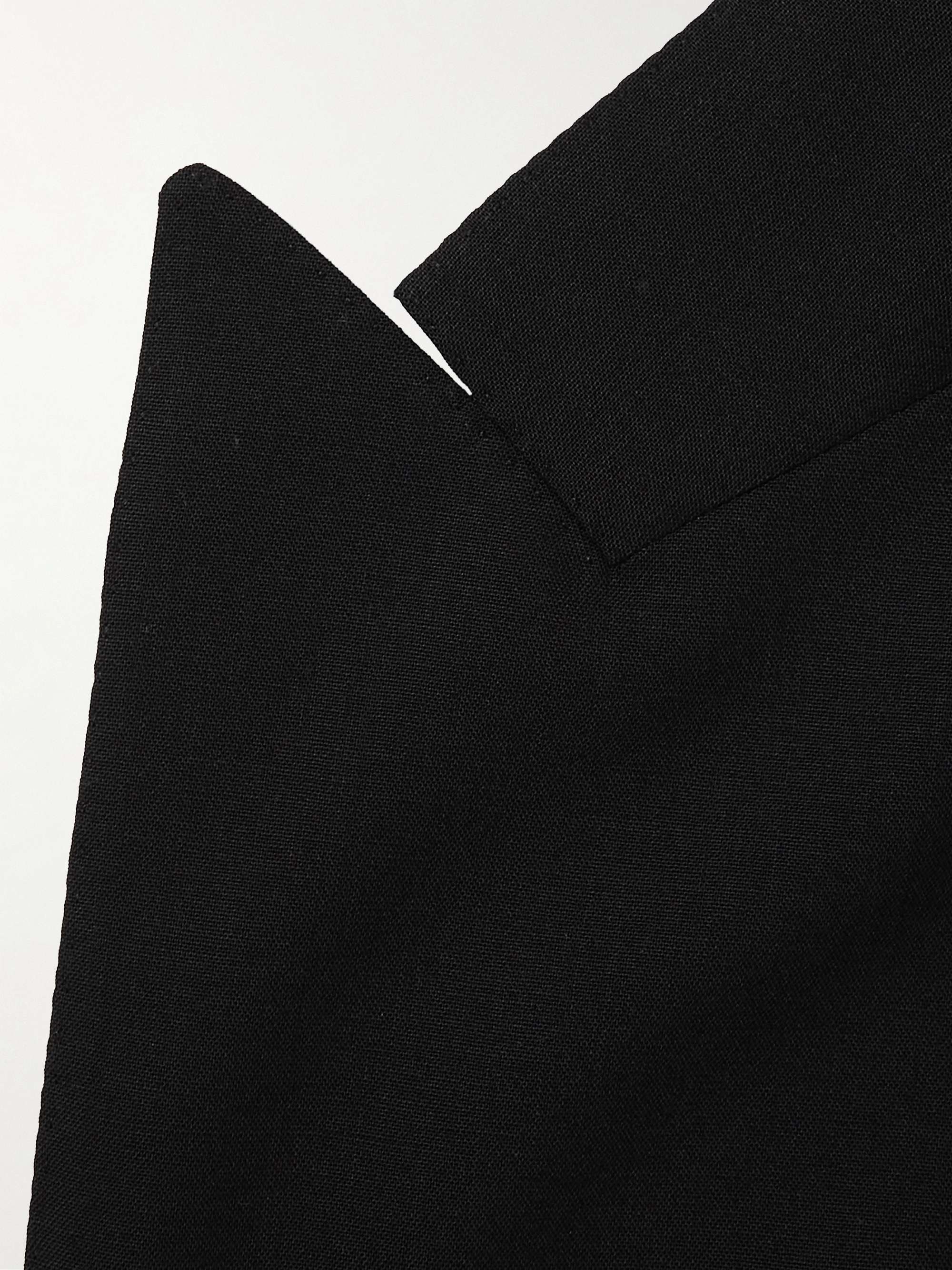 DUNHILL Slim-Fit Double-Breasted Wool-Blend Blazer